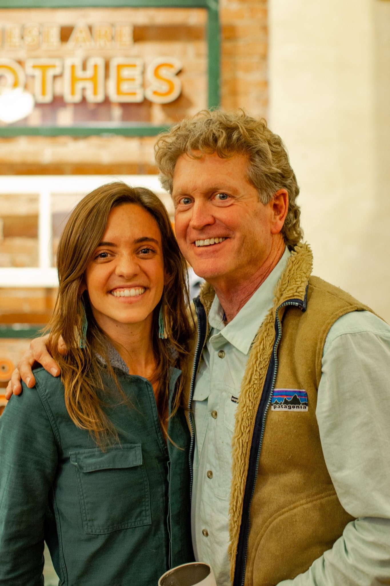 This is Patagonia Boulder store employee, Lauren, and her dad Jim