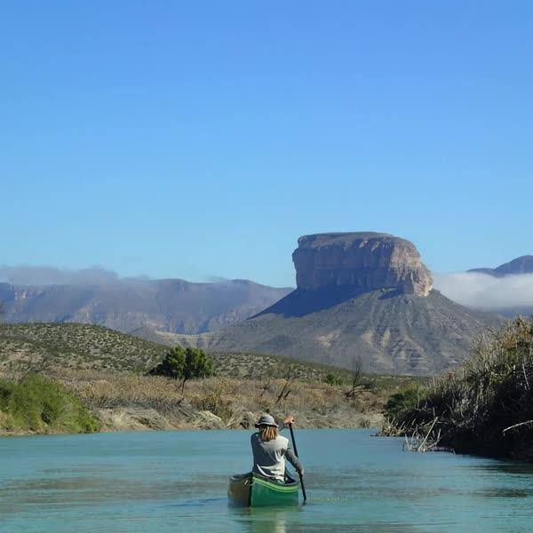 Traveling by canoe in a desert miles from nowhere with poet and naturalist Thorpe Moeckel.
