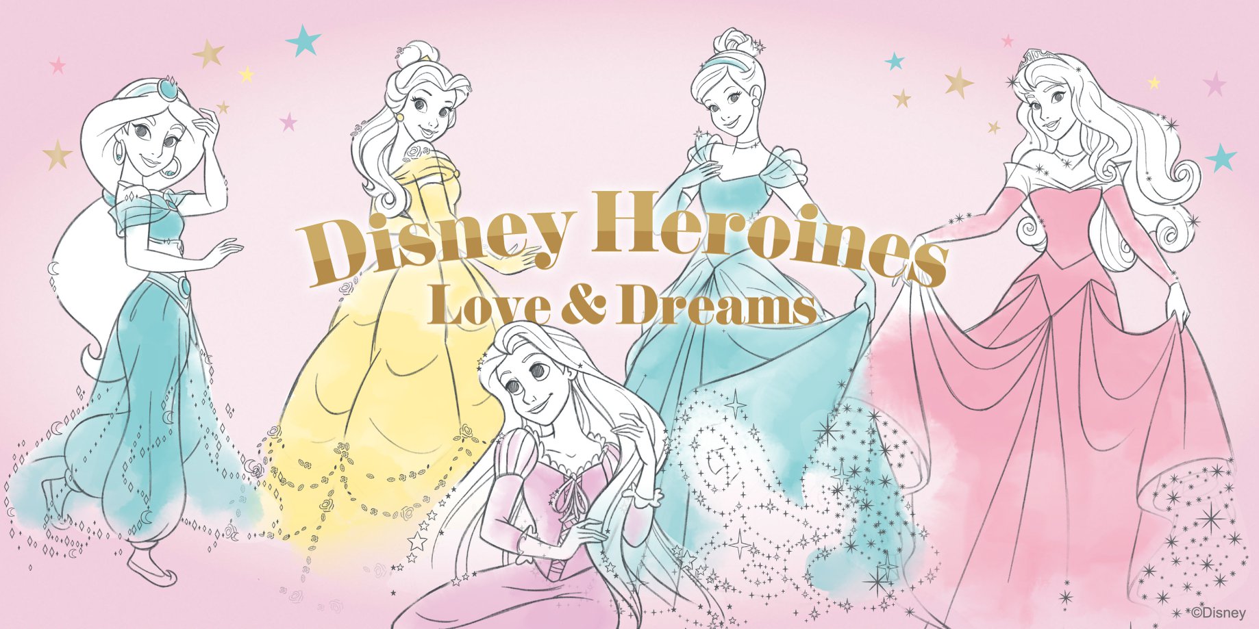 【#即日開售: Disney Heroines Love and Dreams系列👑】