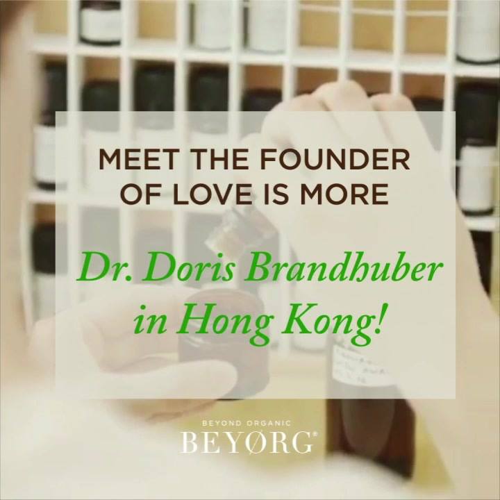 來自奧地利的專業髮廊級有機護髮品牌Love is More 的創辦人Dr. Doris Brandhuber將來到香港為我們的顧客進行個人專業護髮諮詢, 詳情如下: