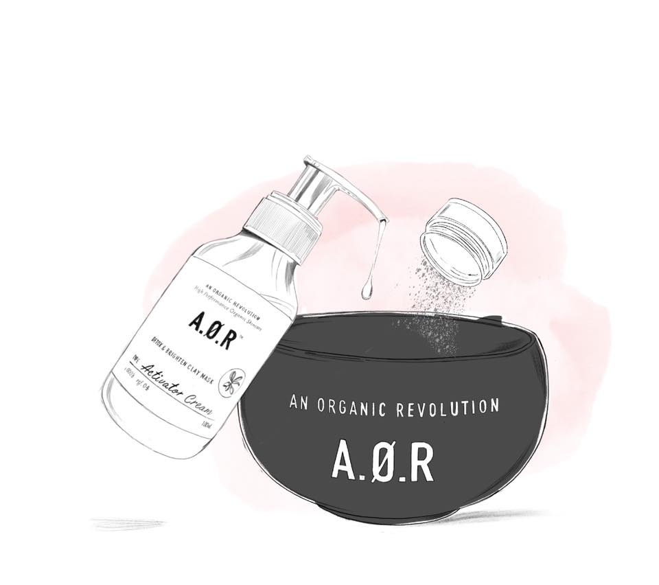 AOR 有機面膜泥 . 深層清潔⁣⁣⁣⁣⁣⁣ . 美白