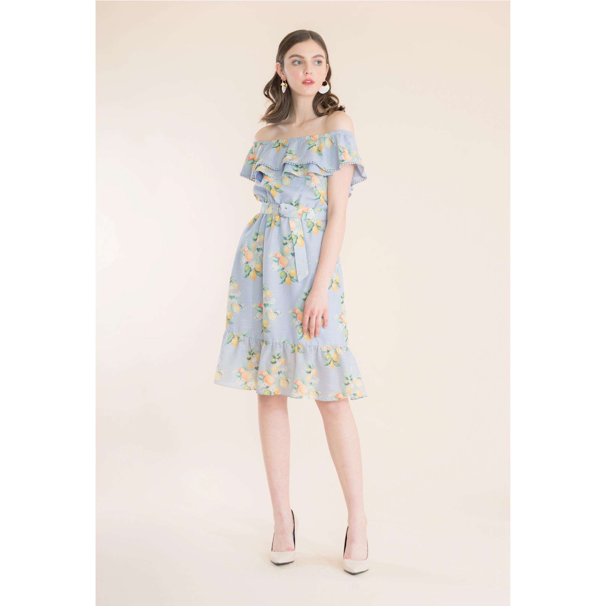 Dress for a sunny state-of mind with this season. Dress - DRSW503 Bread n Butter Official #lostintherosegarden #springcollection2019 #ss19...