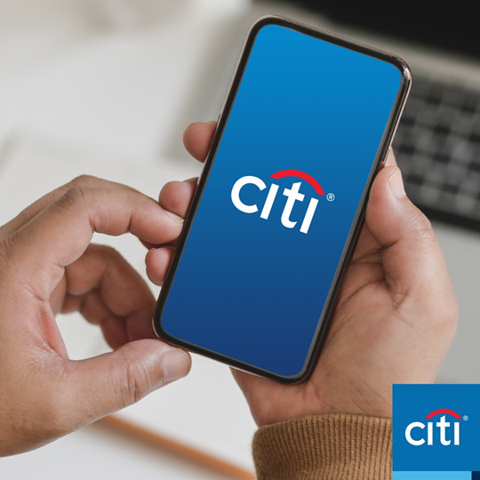 【 用Citi Mobile®App，足不出戶都可以安心處理銀行事務！ 】