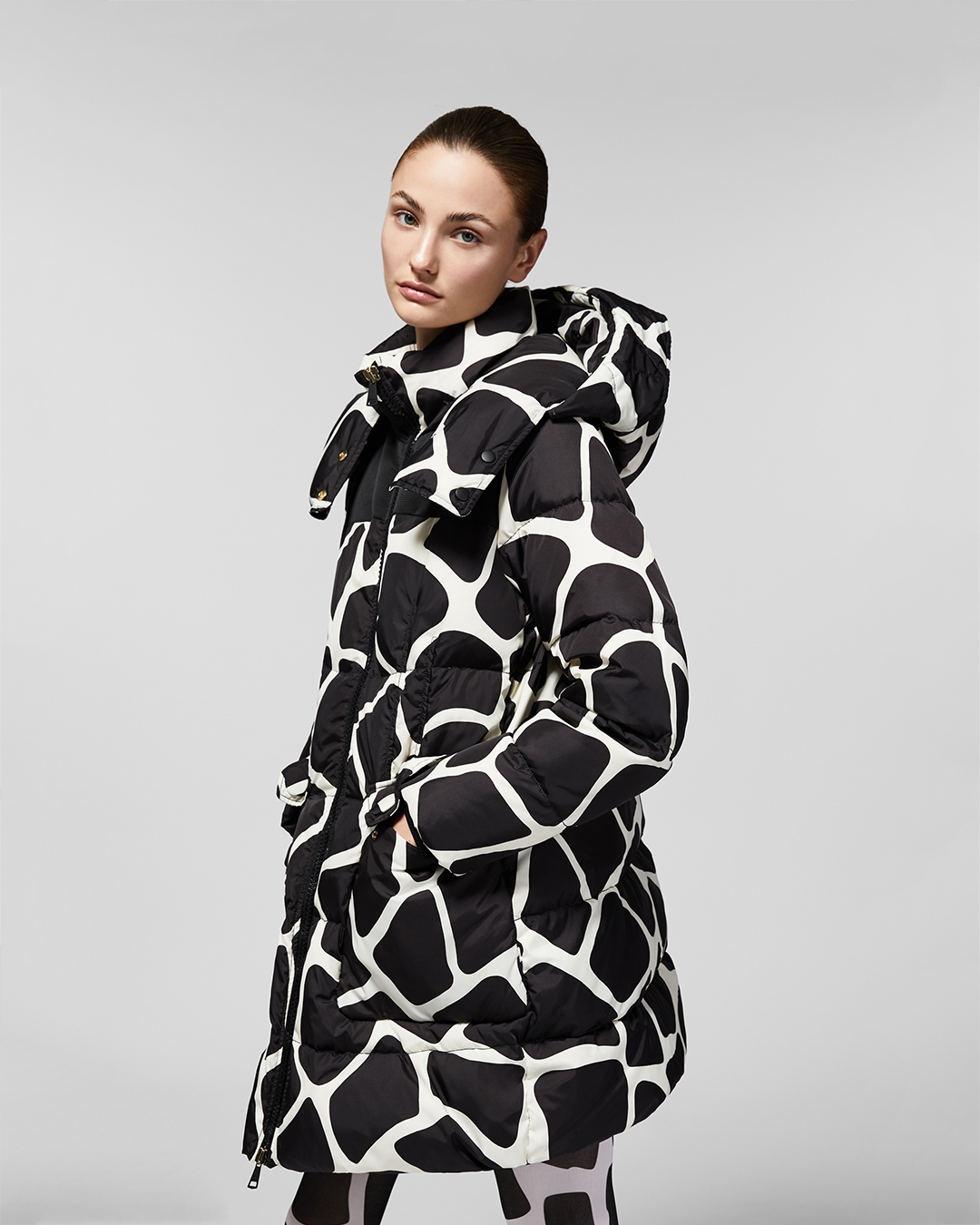The iconic animal-print coat, but not as you know it.⁣