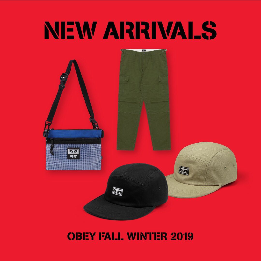 OBEY FW19 is now available at store! Visit ITeSHOP for more new items! Link in bio.