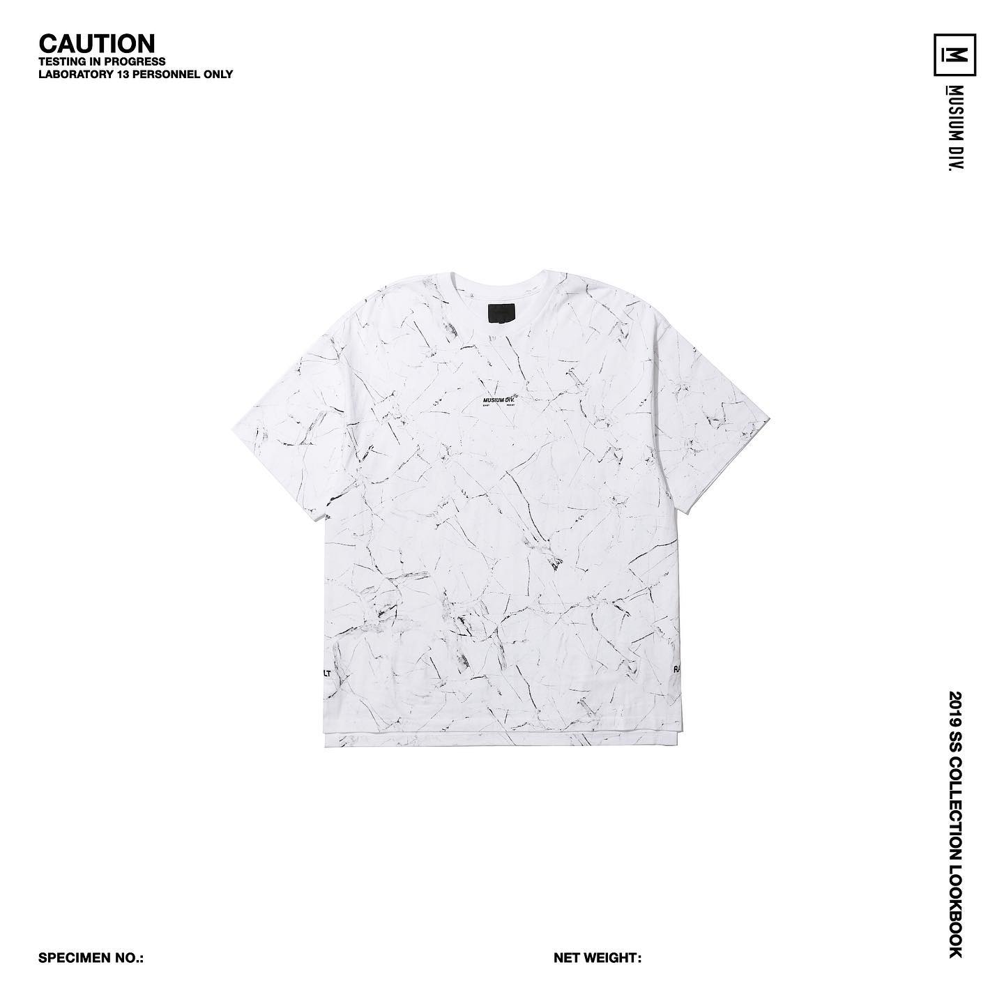 Musium pick of the day: White Marble Print Tee. 