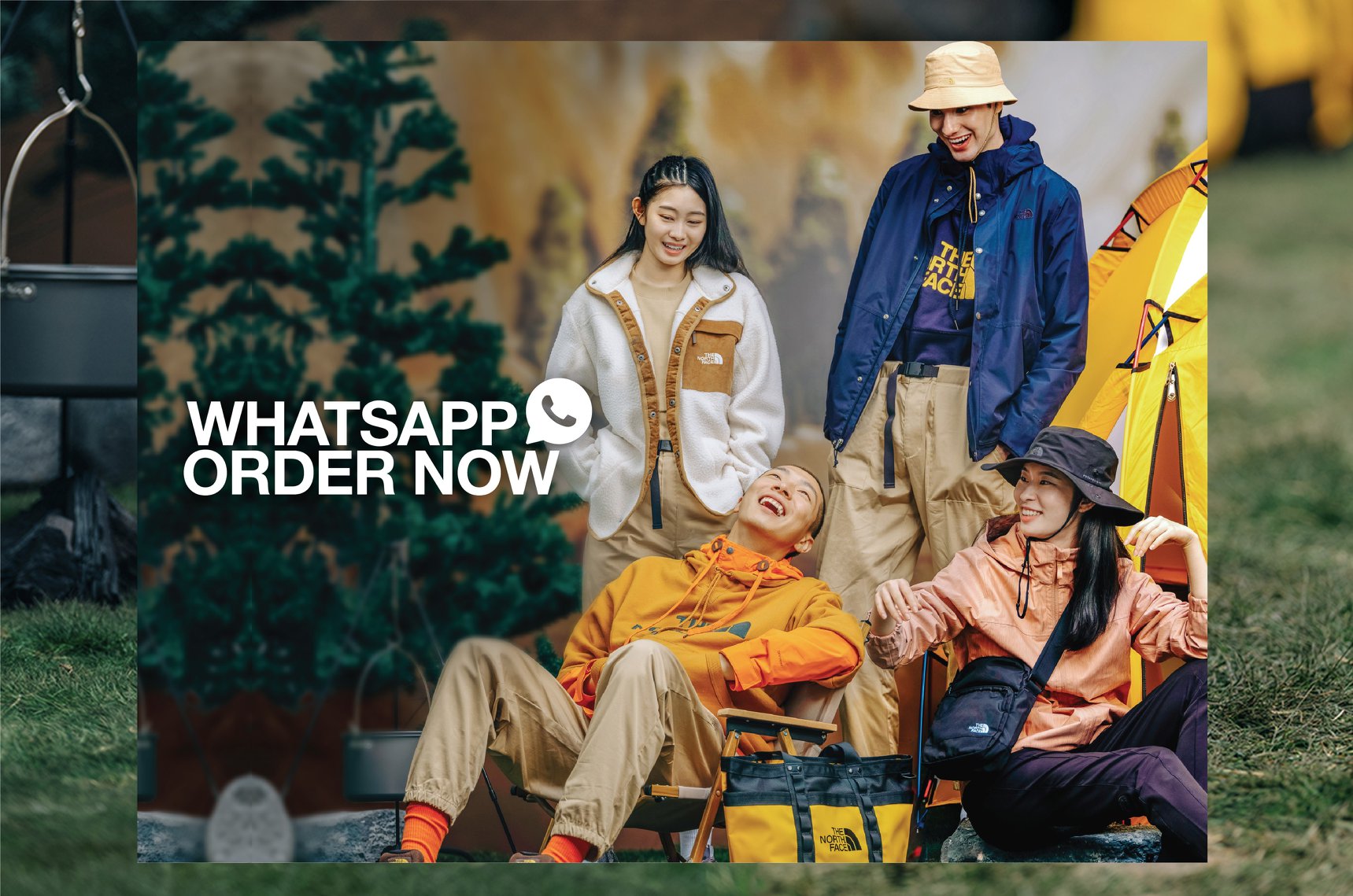 【#WhatsApp落單優惠📱】購買正價貨品每滿HK$1000減$250 ，把握機會入手最新秋冬裝備！11月10-12 日(3日限定)，透過WhatsApp落單， 尊享現金回贈。立即 WhatsApp The North Face專門店查詢最新貨品 !
