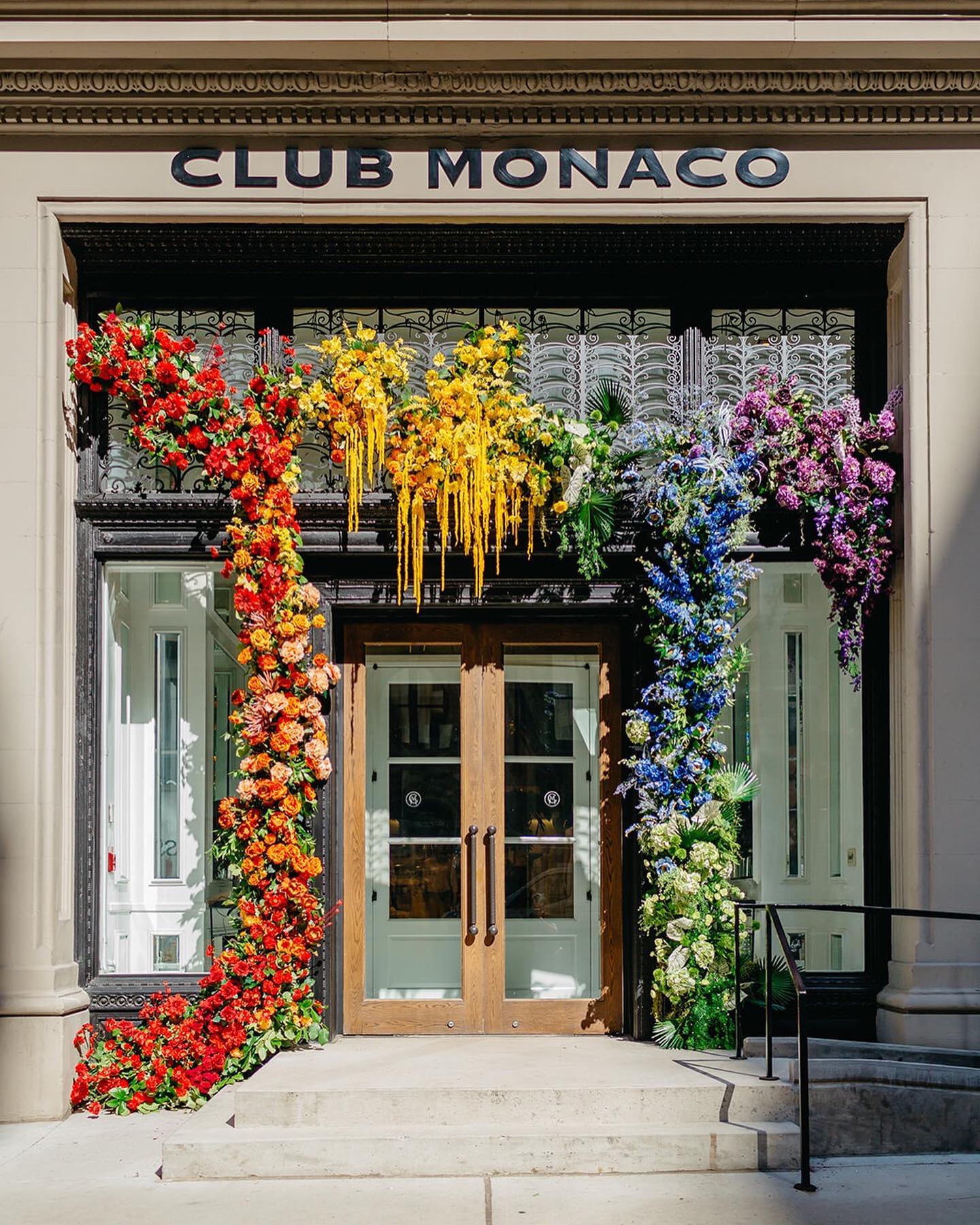 Walk this way. Our Fifth Ave flagship dressed and ready for NYC Pride.