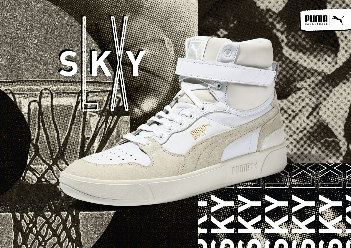 PUMA最新推出嘅Sky LX鞋款，設計靈感源於80年代喺NBA賽場叱吒一時嘅經典籃球鞋。而呢對全新嘅Sky LX適合日常穿著，唔同style都一樣輕鬆易襯，你都快啲去試吓啦！