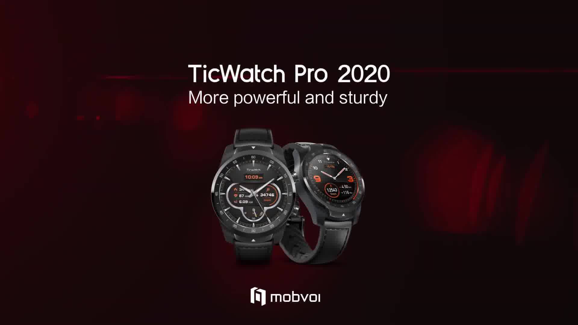 【精選智能手錶　Ticwatch Pro 2020 新登場】