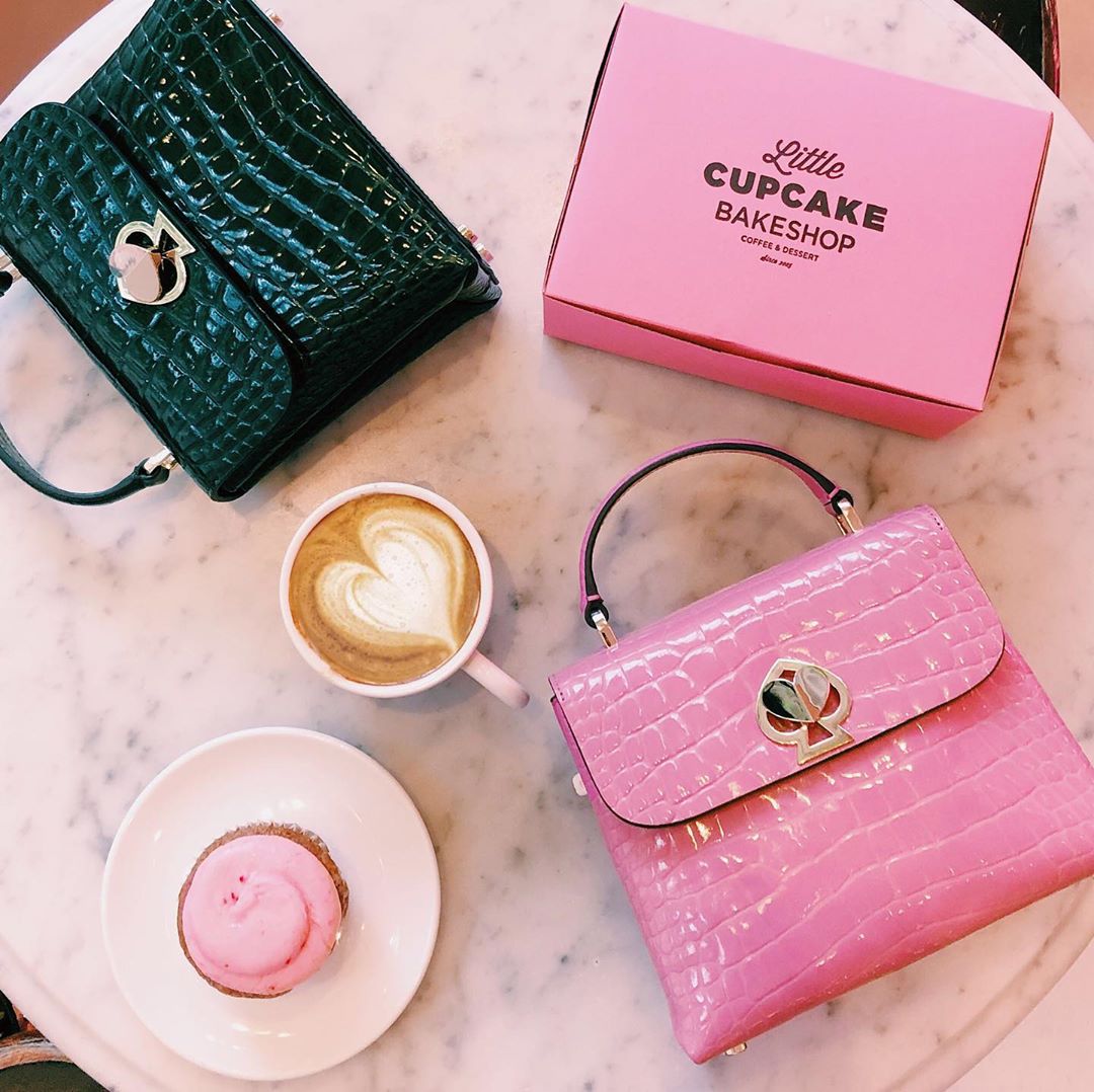 romy 💗 a coffee break. #katespade #loveinspades