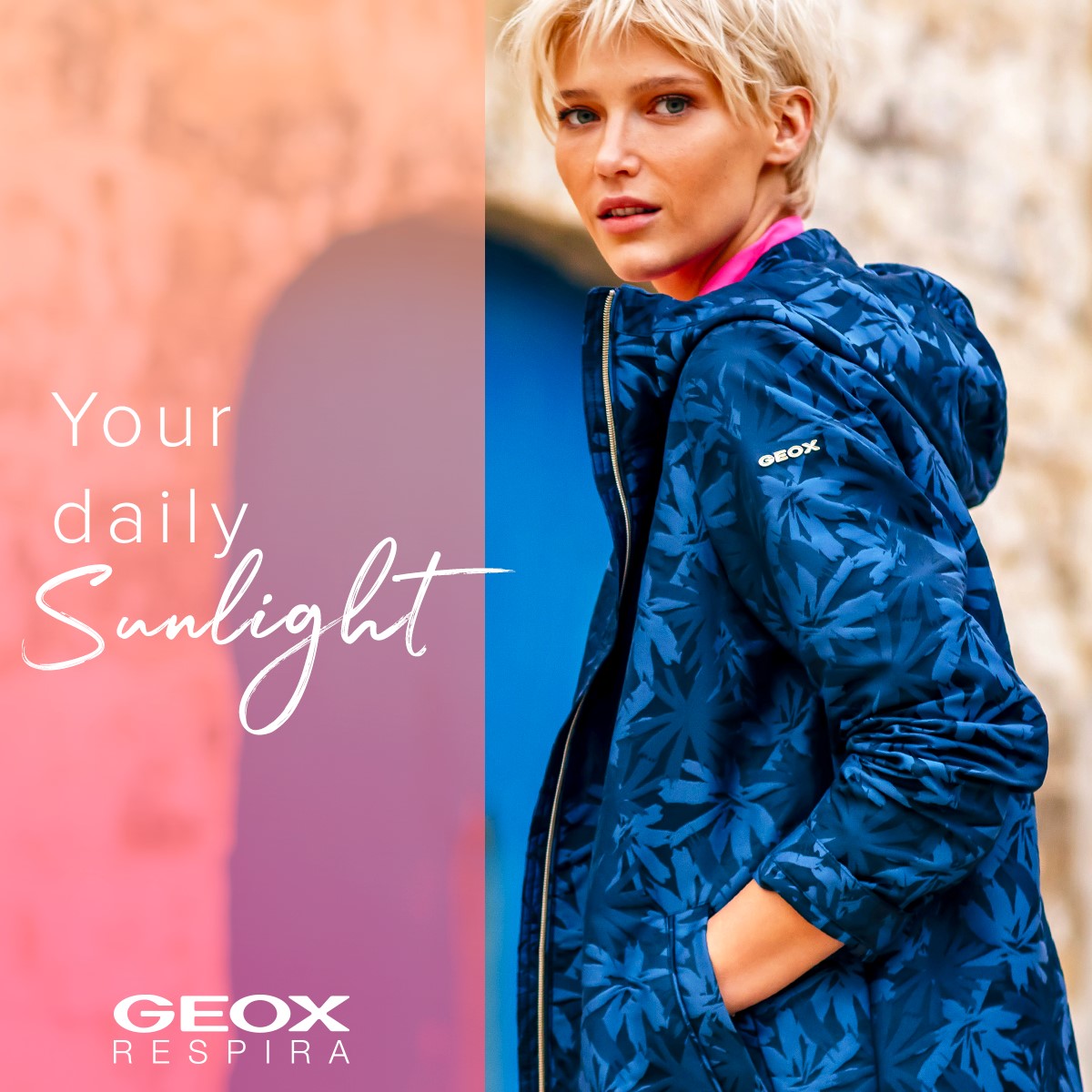 We are all facing difficult times, but we truly believe that some colour and some sunlight can bring happiness in your everyday life! 🌻Discover our Geox GRITAH Jacket and its flowered pattern at festivalwalk 