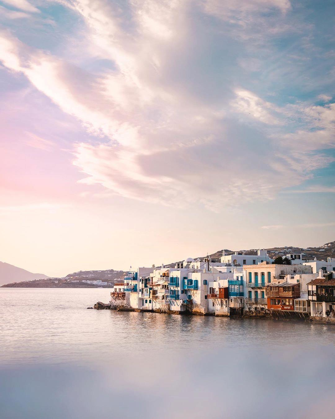 A dreamy sky in Mykonos to inspire your #WFH Tuesday.  #PerfectingTheJourney
