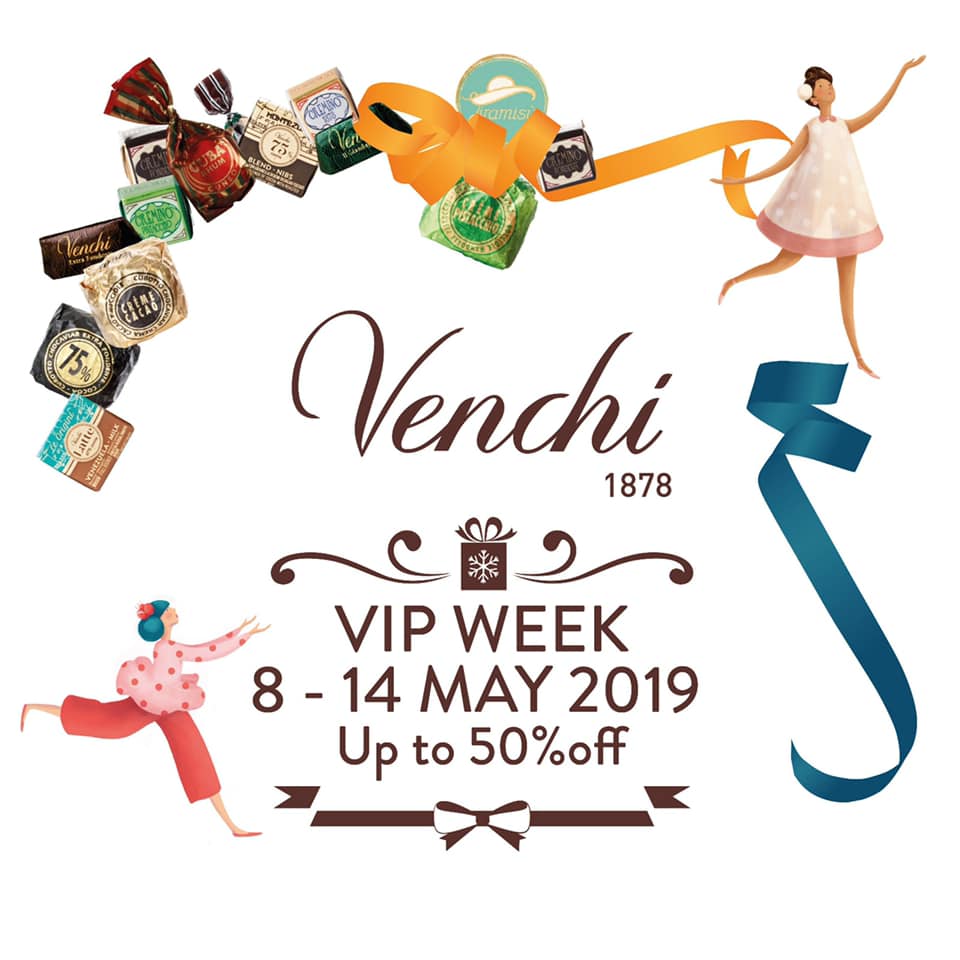 萬眾期待的Venchi VIP Week 終於來臨🎖！有賴一眾會員一直以來的支持，Venchi 於香港及澳門的第11間分店亦已於將軍澳PopCorn正式開幕🎊！