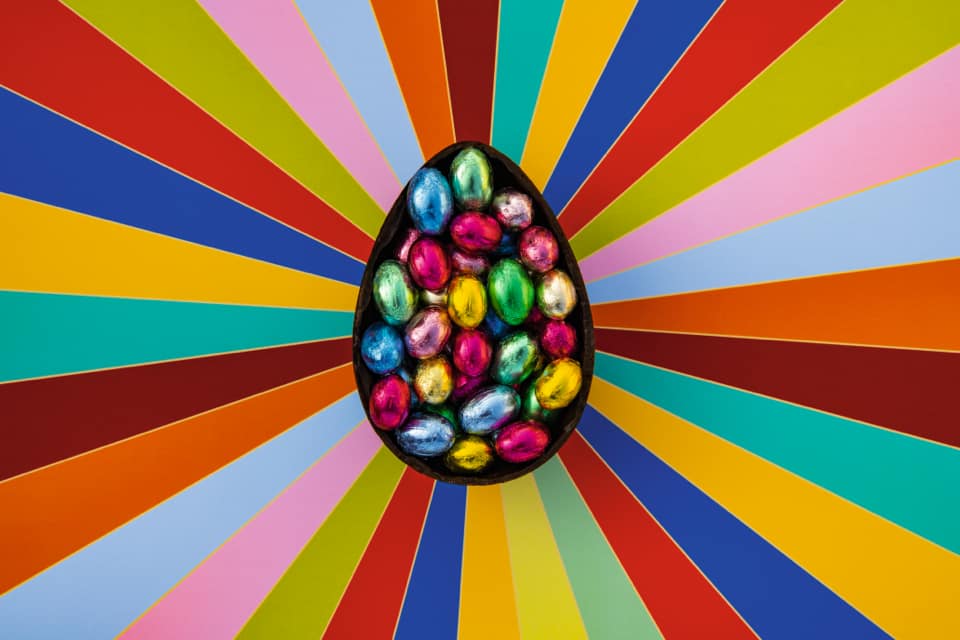 即使在家也可以過一次色彩繽紛的復活節🐰！你最愛的巧克力蛋口味是甚麼🐣？