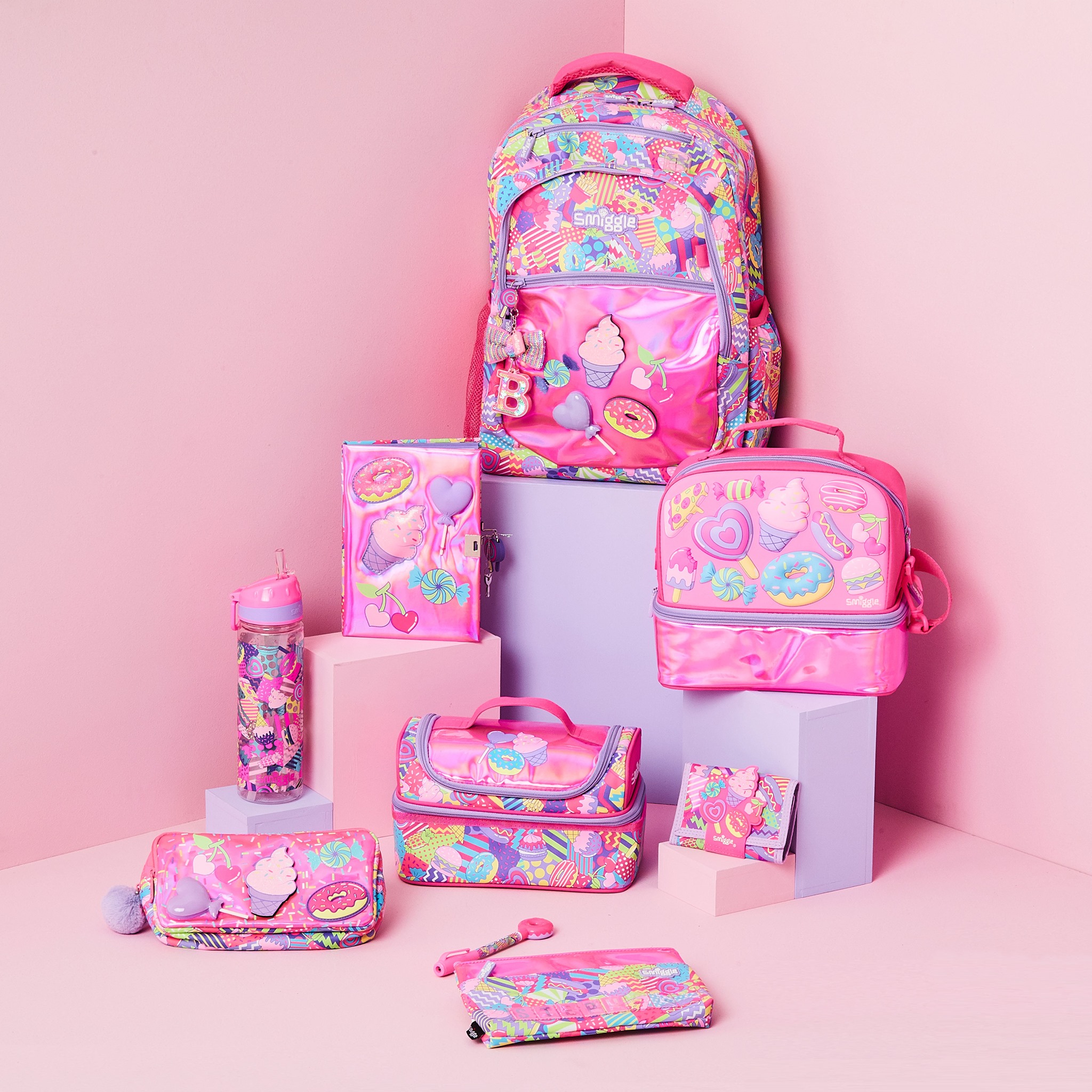 Our new far range is super sweet!😍🍭 featuring holographic fabric and embossed candy details this range is perfect for our sweet tooth fans!