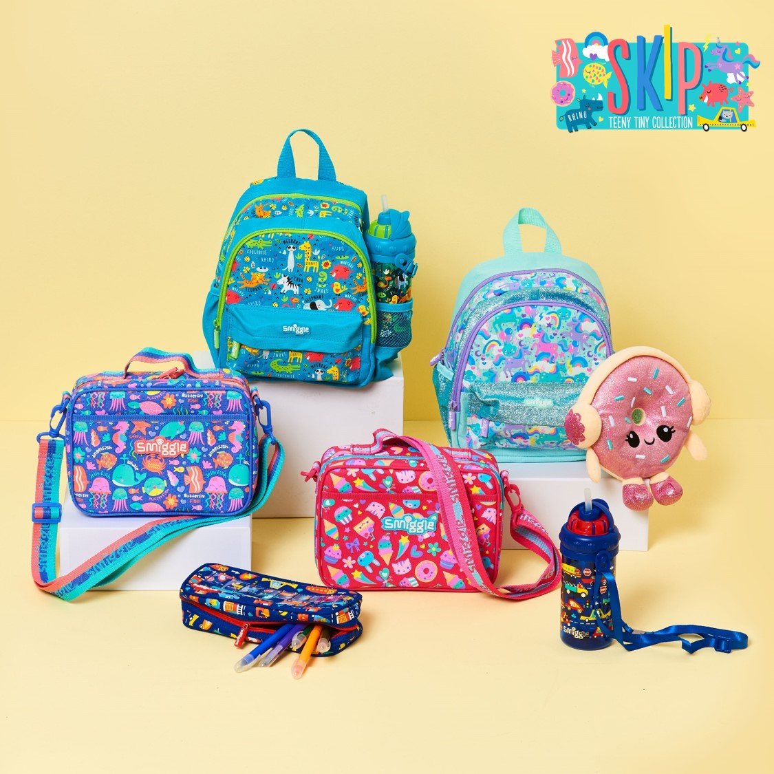 our new collection is just a SKIP hop and a step away! 🌟shop our new teeny tiny skip collection instore now!  its the perfect collection for little smigglers on the go! 🌈