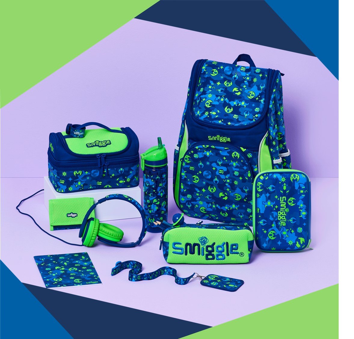 seek adventure with our new seek collection! featuring an out of this world camo print and stand out colours this new range will be your fave! 👾🌟