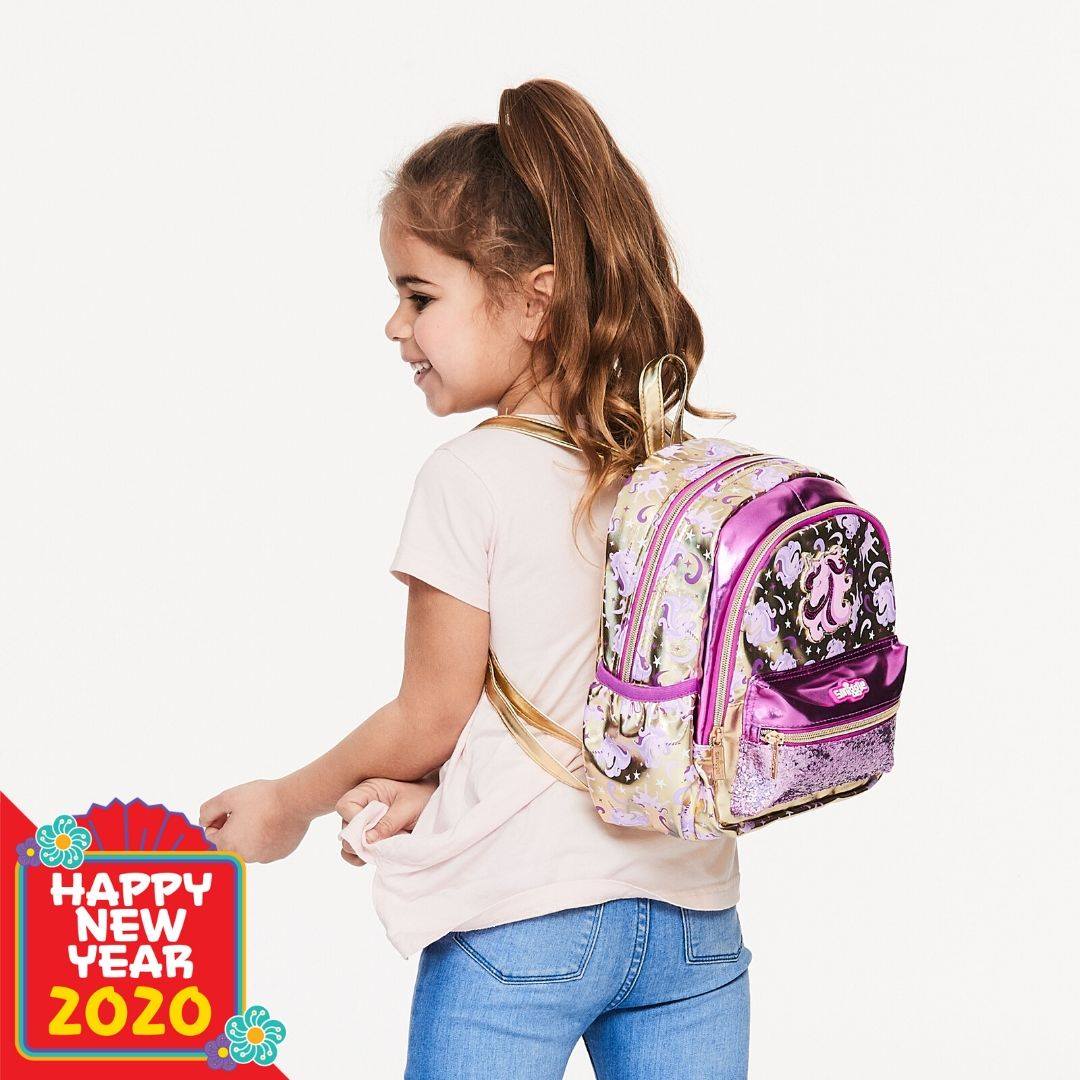 Need New Year gifting ideas? our teeny tiny gold backpack is the perfect accessory for little smigglers! 😍 shop the full gold collection instore now! 🌟