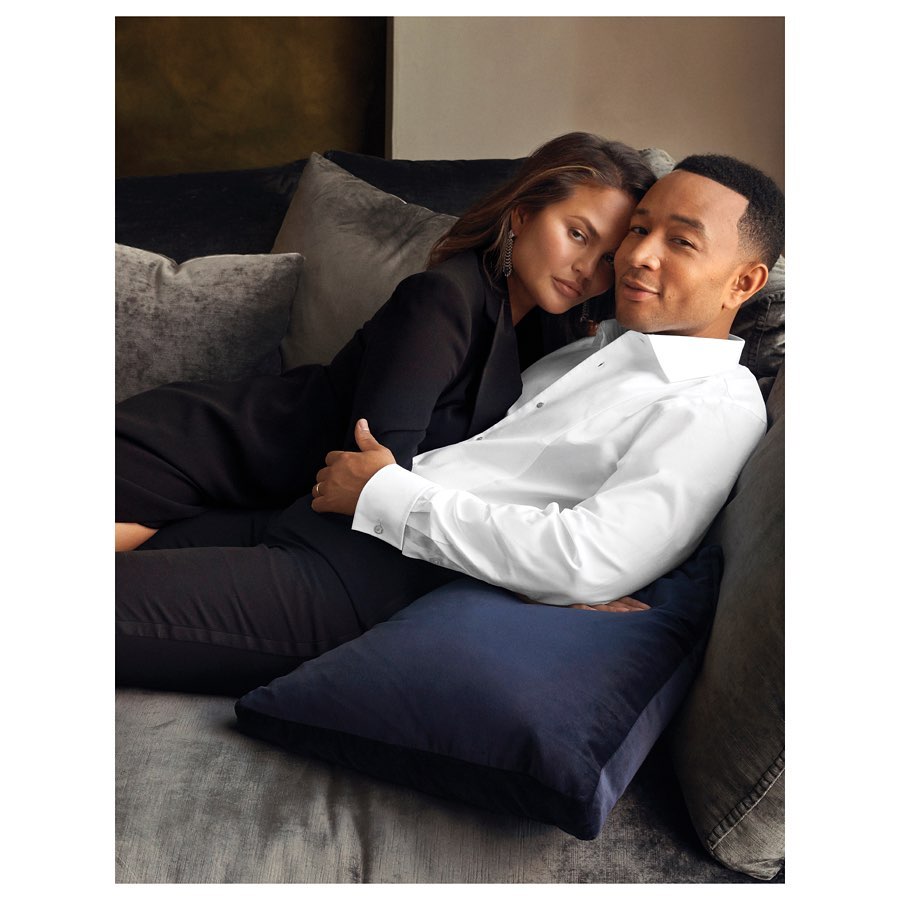John Legend on a special December cover of #VanityFair wearing #RLPurpleLabel. Also featured inside this issue is Chrissy Teigan an #RLCollection Fall 2019 tuxedo dress inside the issue. Photographer: Mark Seliger...