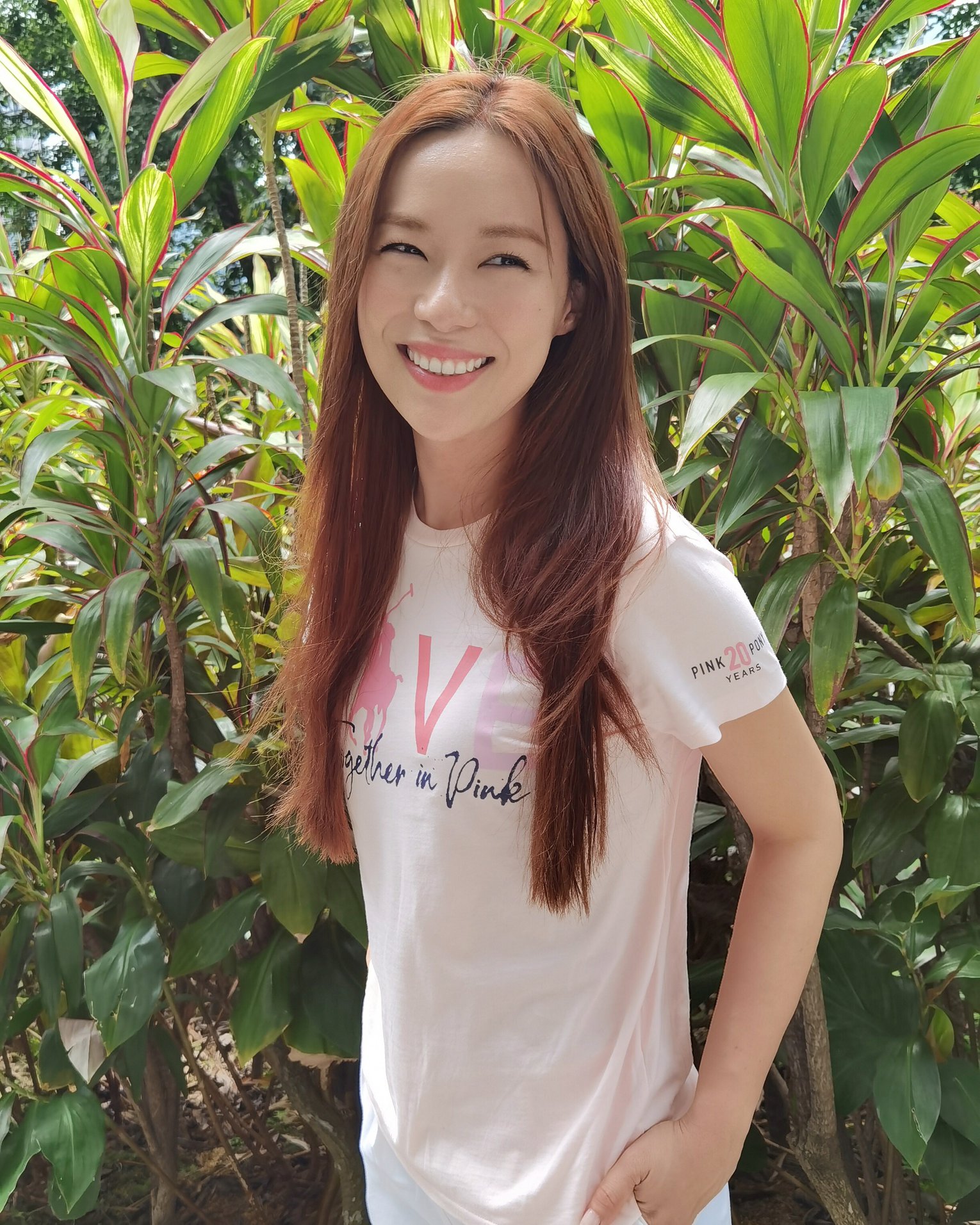Actress Rebecca Lim 林慧玲 supports #PinkPony wearing the Pink Pony Live/Love tee, of which 100% of the purchase price is donated to the Pink Pony Fund of the Polo Ralph Lauren Foundation or to an international network of cancer charities. Discover the full Pink Pony collection and how you can support:
