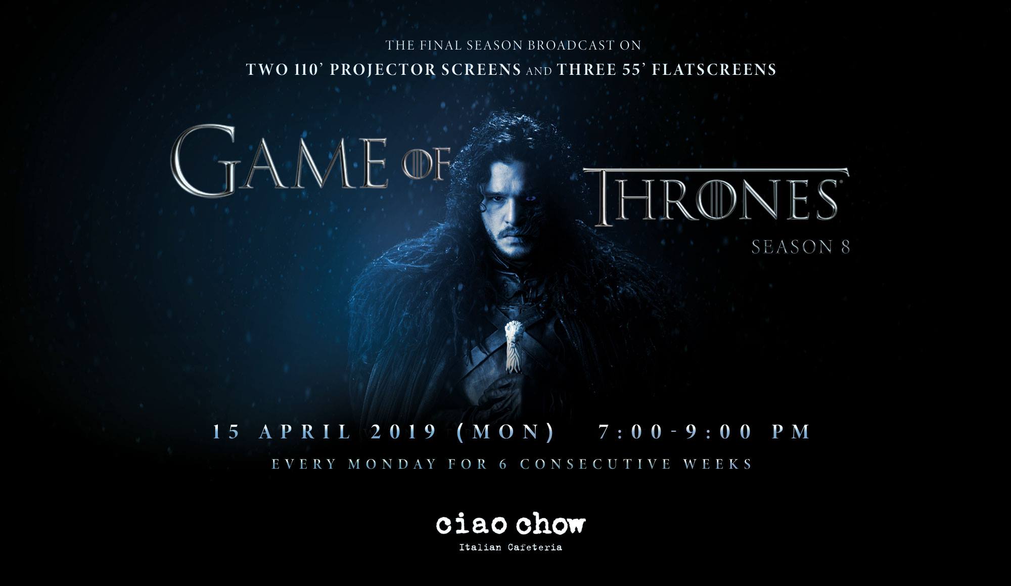 【Game of Thrones The Final Season Broadcast & Giveaway】 Who wants a free pair of Game of Thrones x Adidas Ultra Boost which has already sold-out?! 🎁We got our hands on this pair, and we're giving them away in a lucky draw when we show the first episode on 15 Apr (7pm - 9pm).... If you want a chance to get your hands on them here's what you need to do: 1. Follow both our Facebook and Instagram Pages (ciaochow.hk)