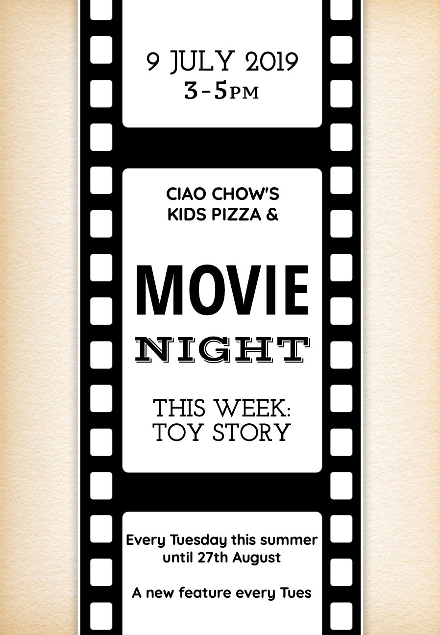 Calling all kids! Parents book now for our Kids Pizza & Movie Night!