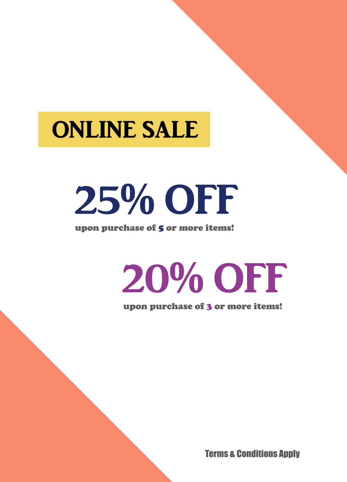In responding to popular demand, the exclusive online sale period will be extended until 2 March, ! Enjoy EXTRA 25% OFF upon purchase of 5 pcs or more (including discounted items) by entering the code "EXTRA25" before payment