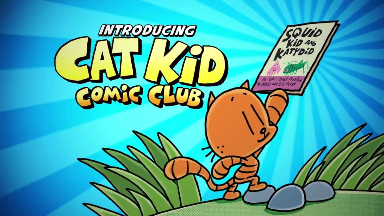 CAT KID COMIC CLUB, the new graphic novel from Dav Pilkey, is finally here! 