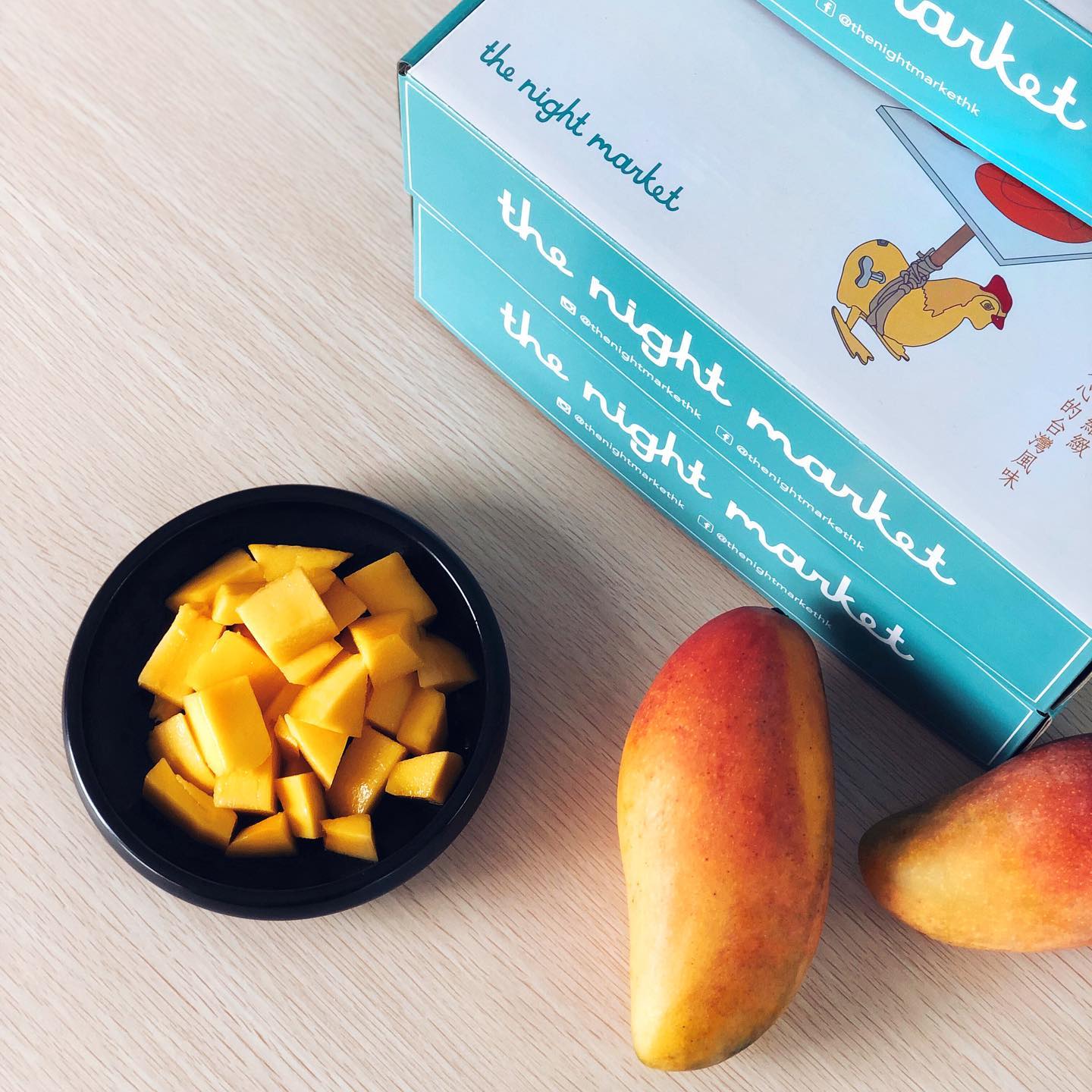Our seasonal Taiwanese Xishi Mango is back😍! Come by The Night Market and try this uniquely creamy and sweet treat