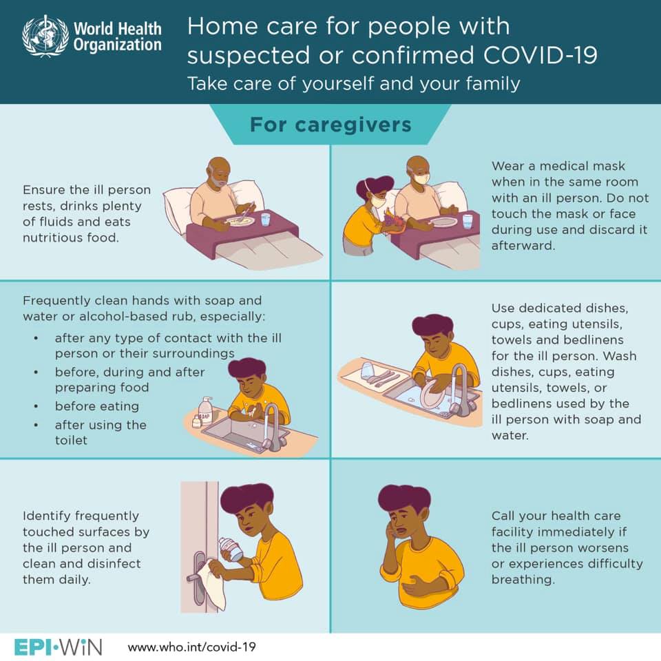 Take care of yourself and your family. Gucci supports the World Health Organization on fighting COVID-19. For caregivers at home who are aiding those with suspected or confirmed Coronavirus should: