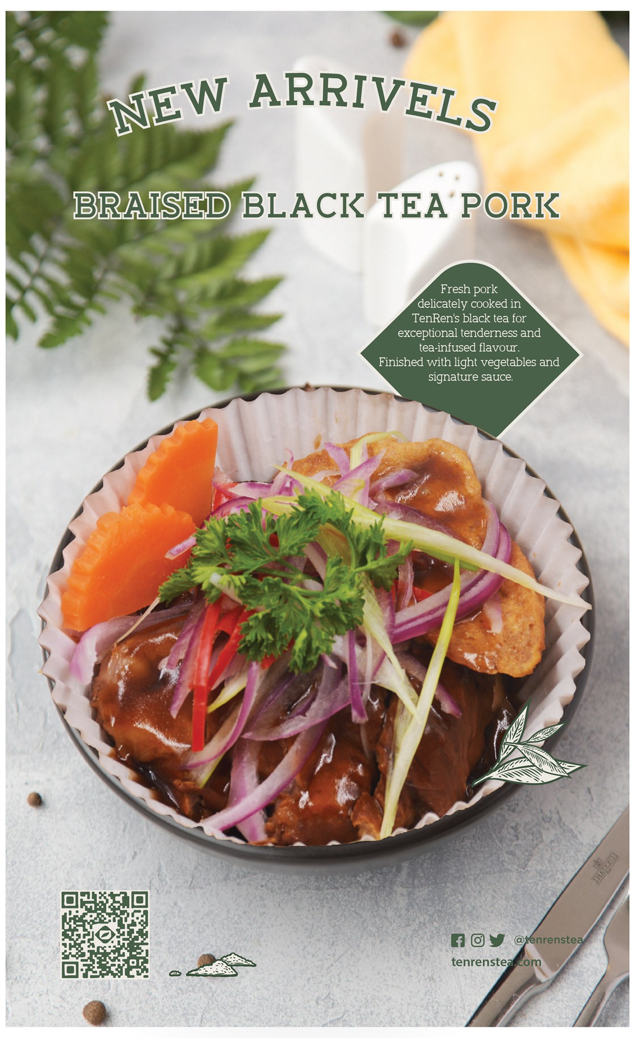 New Arrivals Braised Black Tea Pork