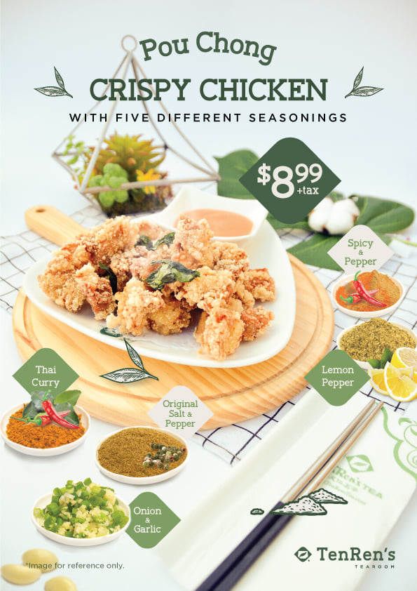 Our NEW flavour Taiwanese Crispy Chicken is available now!  Incredibly crispy and light crust tossed in a a special mix of roasted seasoning. Available at :