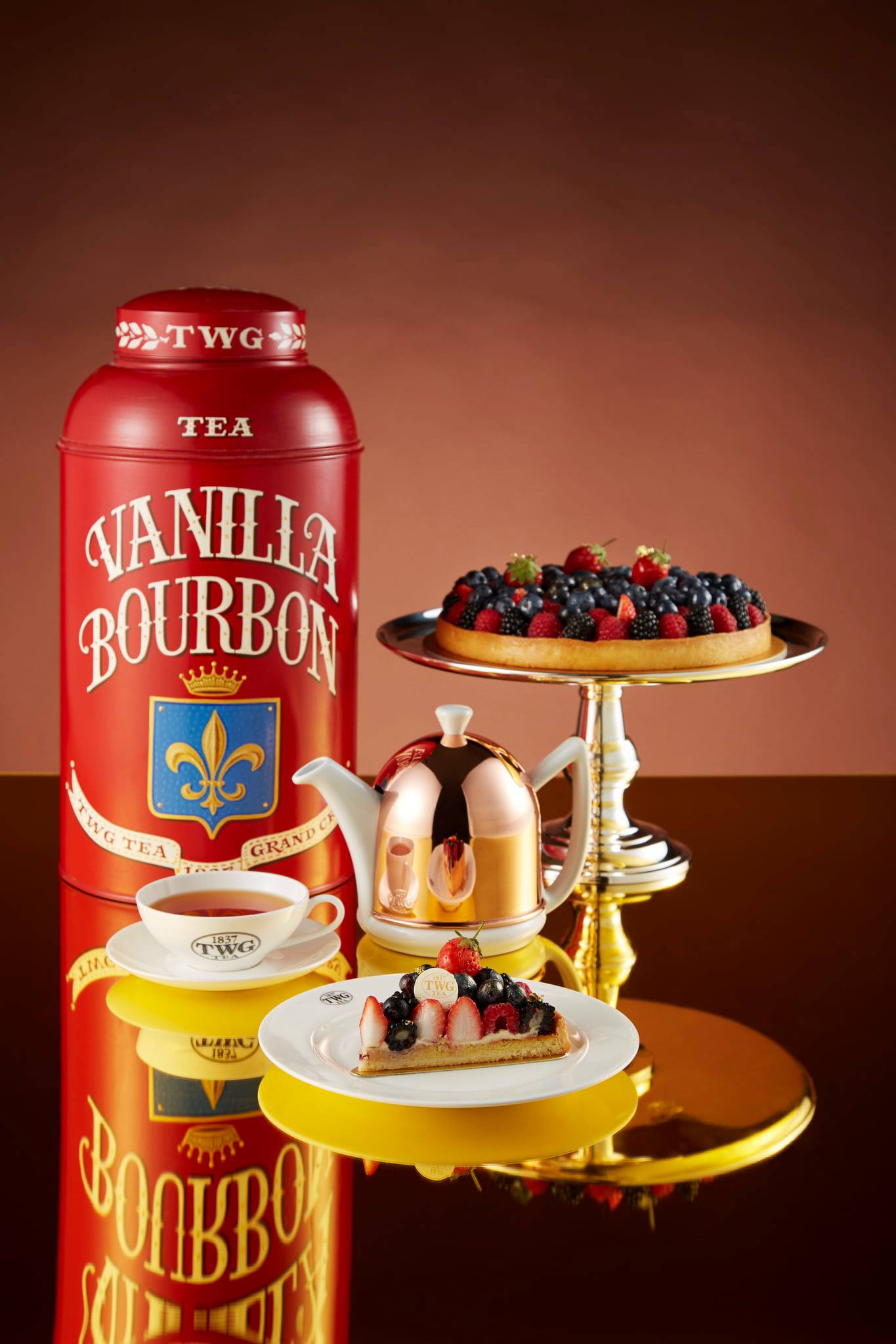 Tarts make for a perfect centrepiece at any afternoon tea party and is now available on TWGTea.com! Preorder your whole cakes and tarts on TWG Tea Digital Boutique and receive 20g of Singapore Surprise Tea.