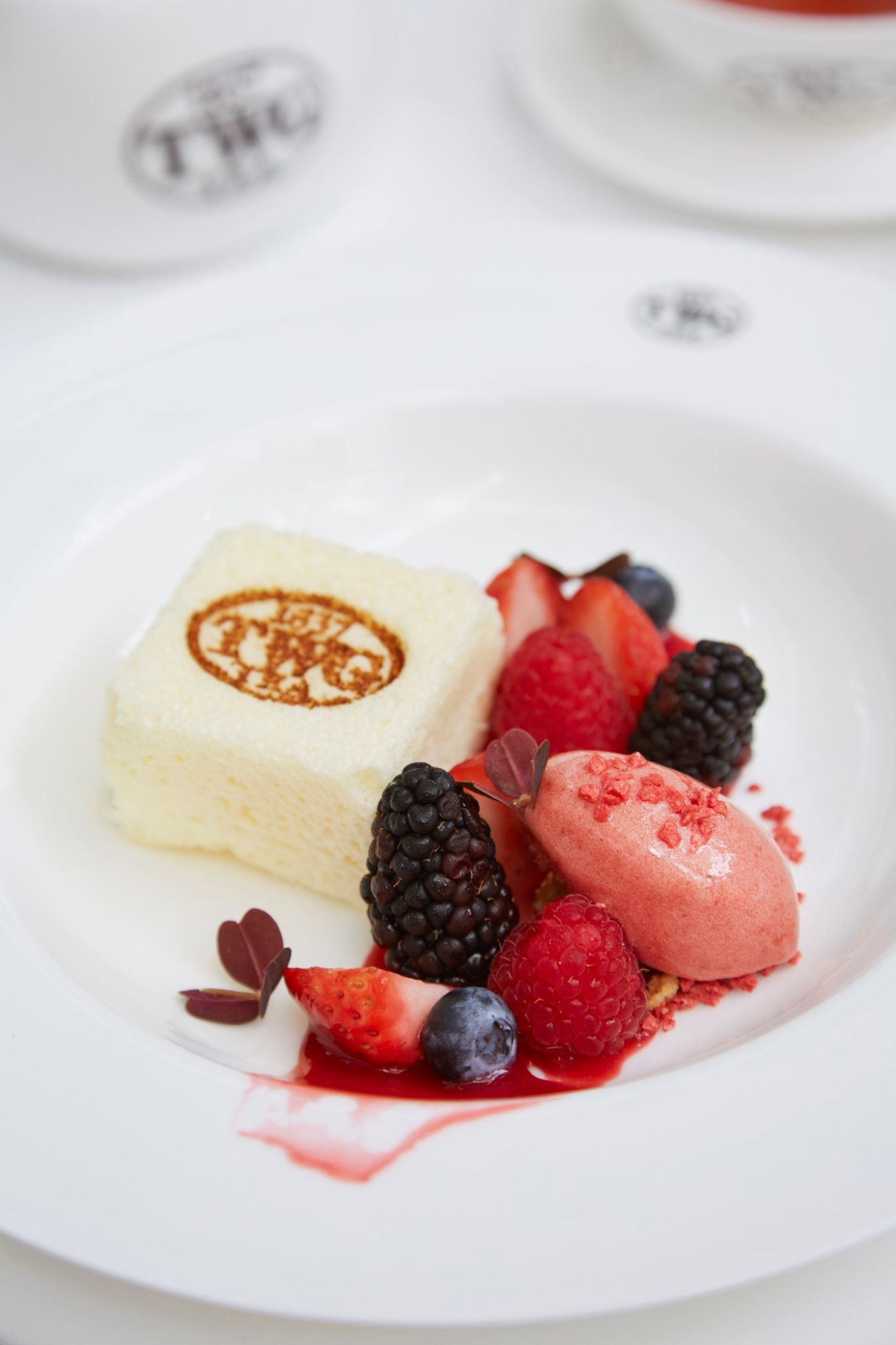 Chase the Monday blues away with our light Japanese cheesecake served with summer berries and a scoop of Timeless Tea and cheese ice cream. Available on this week's set menu at any TWG Tea Salons in Singapore.