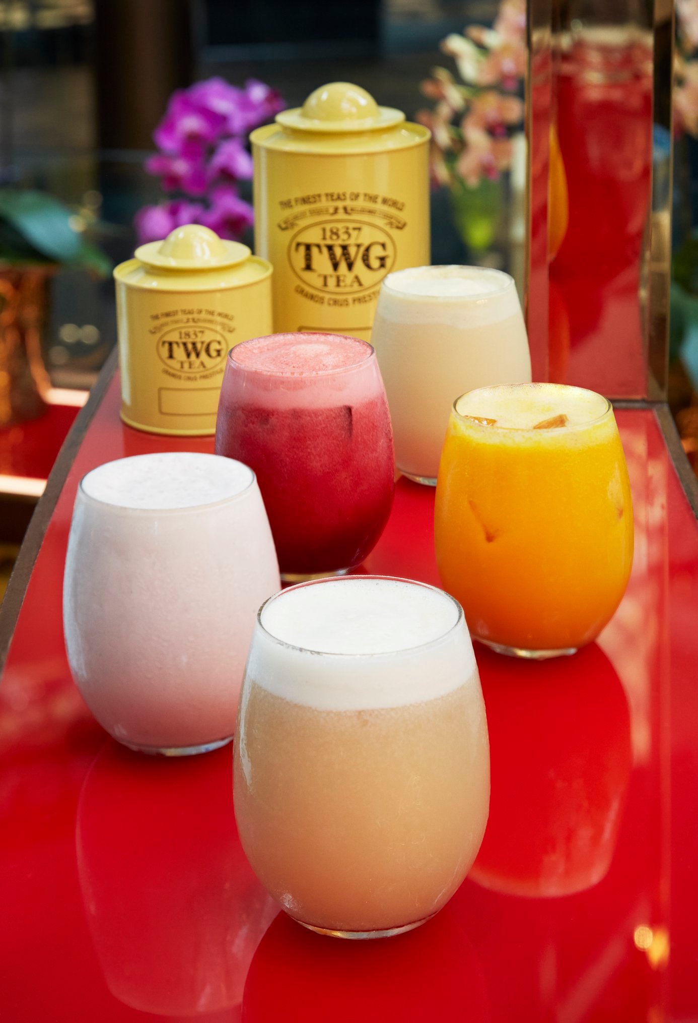 Delight in TWG Tea’s unparalleled range of tea-infused mocktails, flavourfully infused with the finest selection of hand-picked and beautifully harvested teas. With inspirations and concoctions stemming from our exquisite tea blends, there is no better way to pamper and refresh your palate!