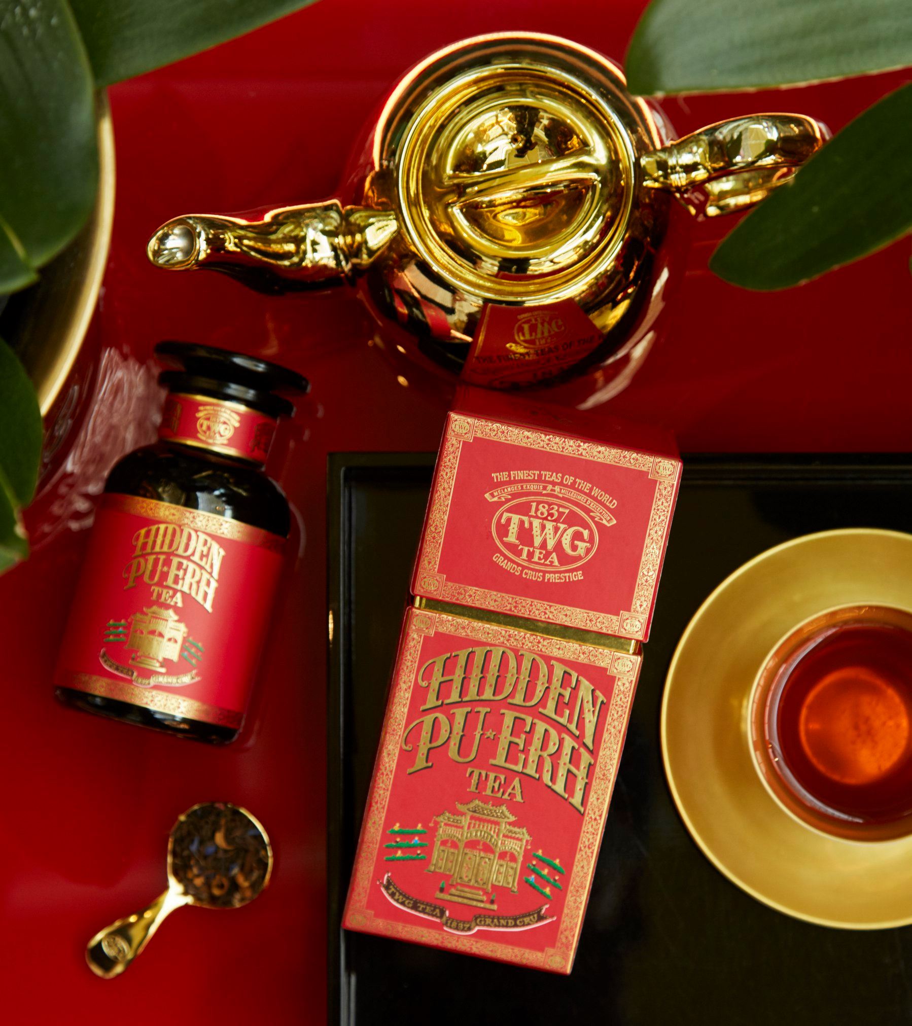 Daring to break the tradition, the Hidden Pu-Erh Tea is TWG Tea’s festive, limited edition creation this Lunar New Year. Available online and instores, this earthy, matured black tea has been refashioned with wild forest berries and flowers, yielding a surprisingly indescribable aroma. Shop now at TWGTea.Com.