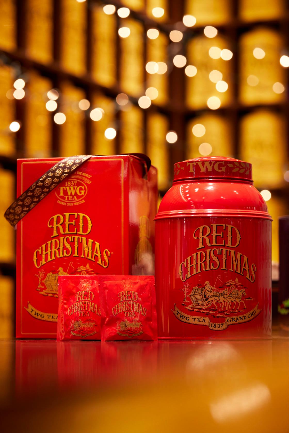 Impress your loved ones with the most coveted Christmas gift - a gorgeously crafted ruby Red Christmas Collector’s Tea Tin filled with fifty luxurious 100% cotton teabags of Red Christmas Tea. Enjoy the tea with Red Christmas Tea Shortbread Cookies to illuminate any cold frosty night. Shop now at TWGTea.Com! #TWGTeaOfficial