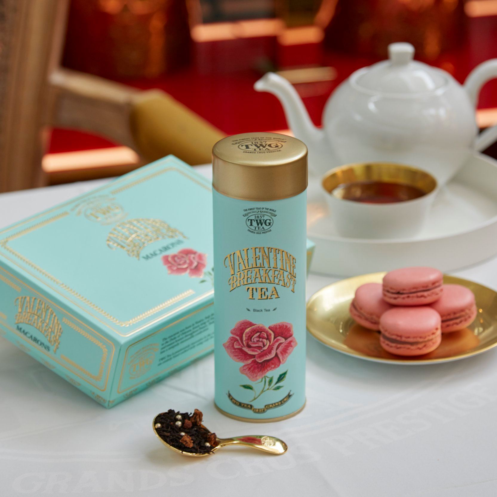 Created in the spirit of high fashion and the creative designers of haute couture, the Valentine Breakfast Tea is the romance that you never realised you needed