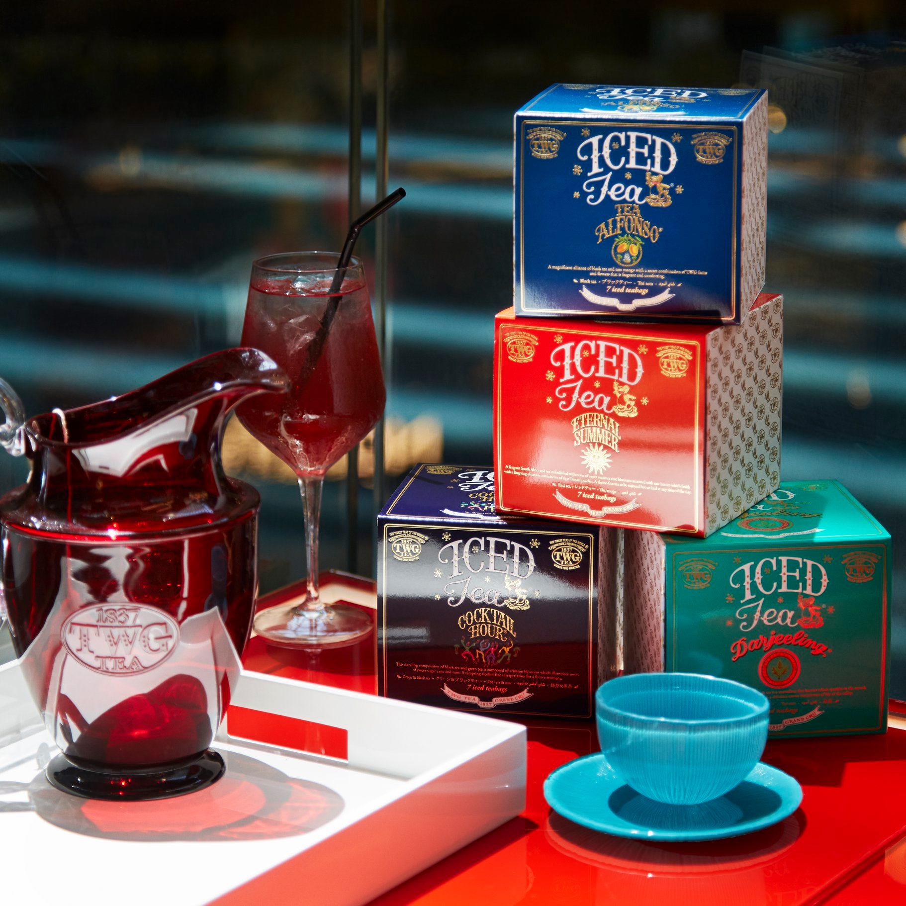 Experience the flavours and enjoy 50% off our Iced Teabag Collection! Utilize the promo code "ITB50OFF" for a limited time only! Shop now at TWGTea.Com.