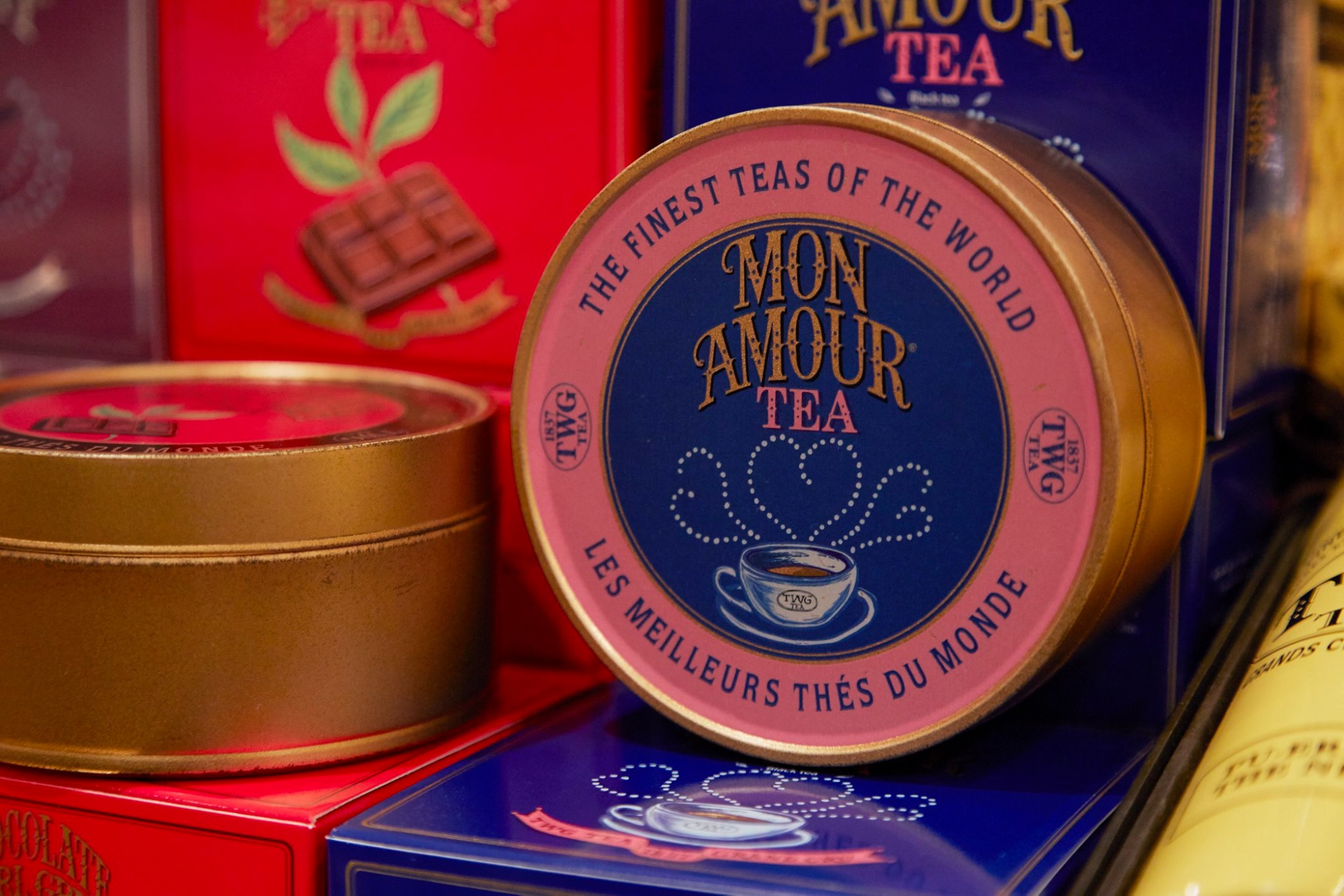As breathtaking and fragile as love’s cherished moments, the Mon Amour Tea celebrates the precious journey of romance and courtship in an artfully packaged caviar tin, enveloped in a majestic blue gift box for the queen or king of your heart. Shop now at TWGTea.Com.