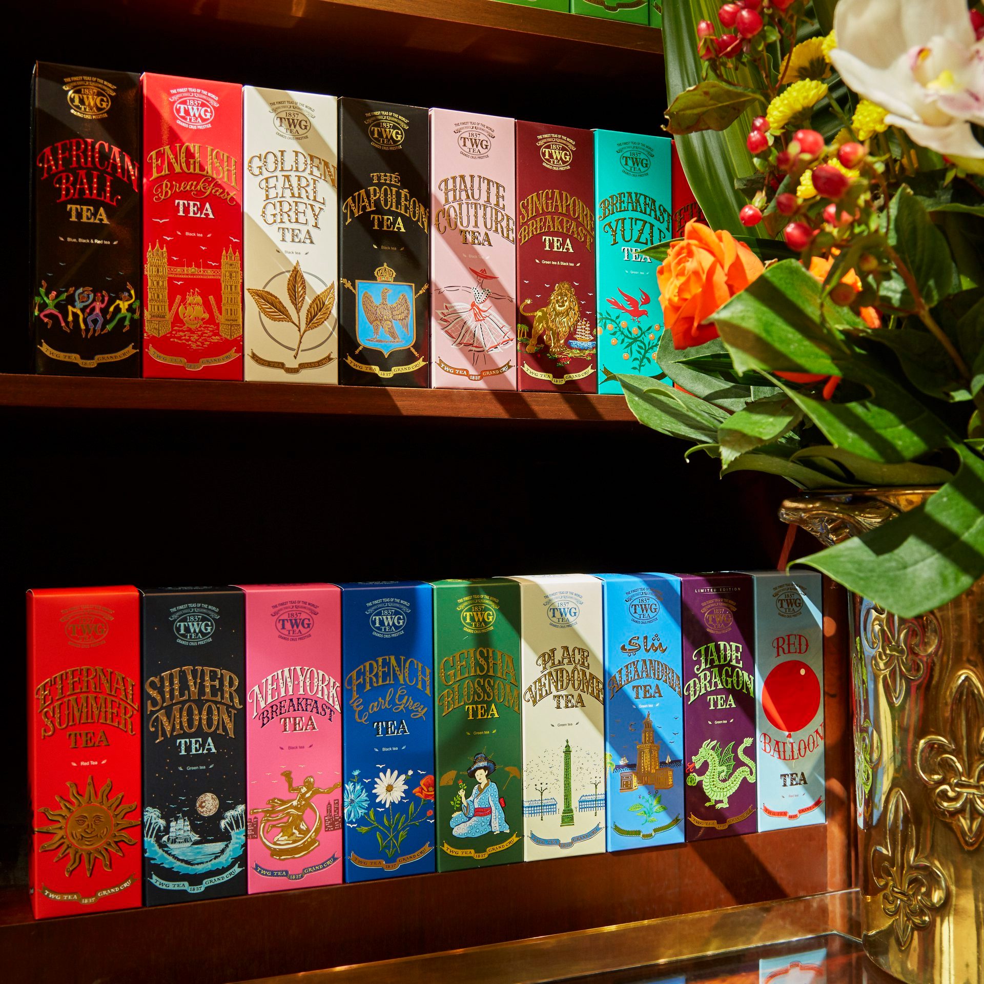 In harmony with the natural essence of each harvest, TWG Tea has selected the most exceptional teas, working them with skill and foresight to create blends that will tantalize the palate and reflect the uniqueness of the moment. The Haute Couture Tea Collection® is a selection alluding to indelible memories of marvellous flavours. Shop now at TWGTea.Com.