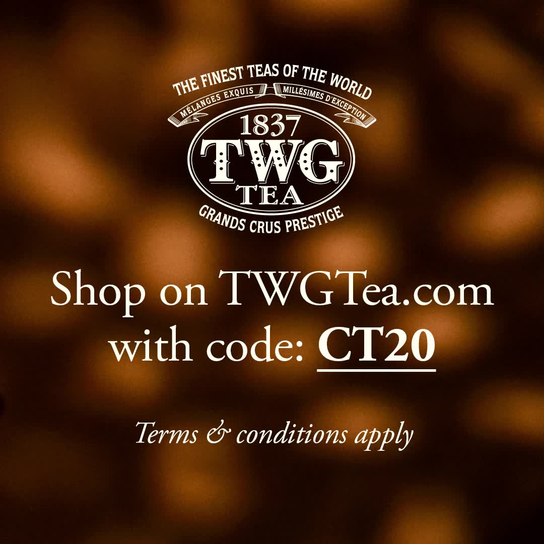 Last call! Take 20% off your entire order when you purchase 4 or more Cotton Teabags with the promo code "CT20". Promotion ends 10 May 2020 (GMT+8)! Shop now at TWGTea.Com. Terms & Conditions apply.