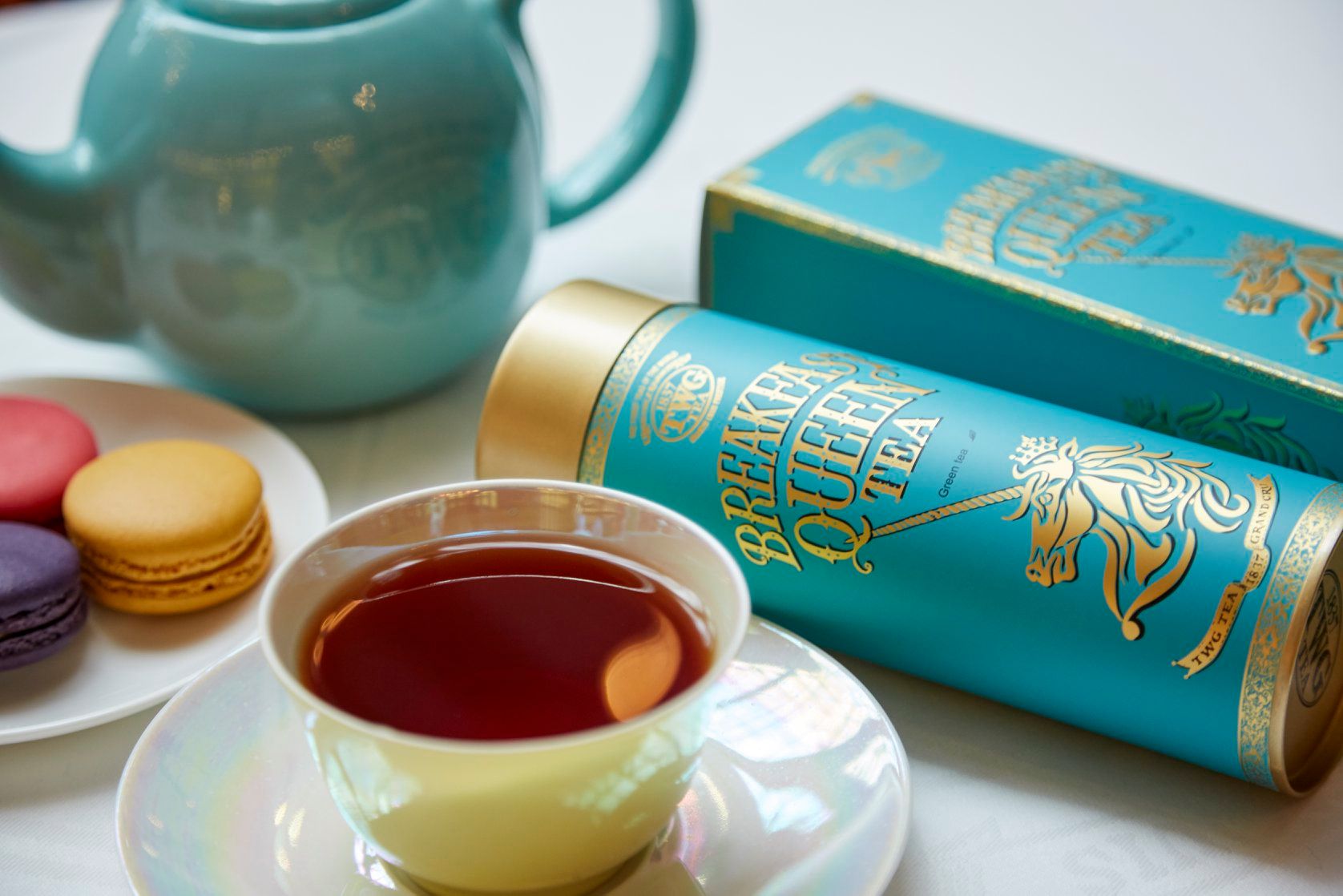 The most precious gift for all mothers is the gift of your love and time. Put a smile on her face with Breakfast Queen Tea, a vivacious blend of precious whole leaf green teas brilliantly balanced by notes of sweet lemon and a hint of fragrant rose. An ideal cup of tea to soften awakenings and welcome in the dawn. Shop now at TWGTea.Com.