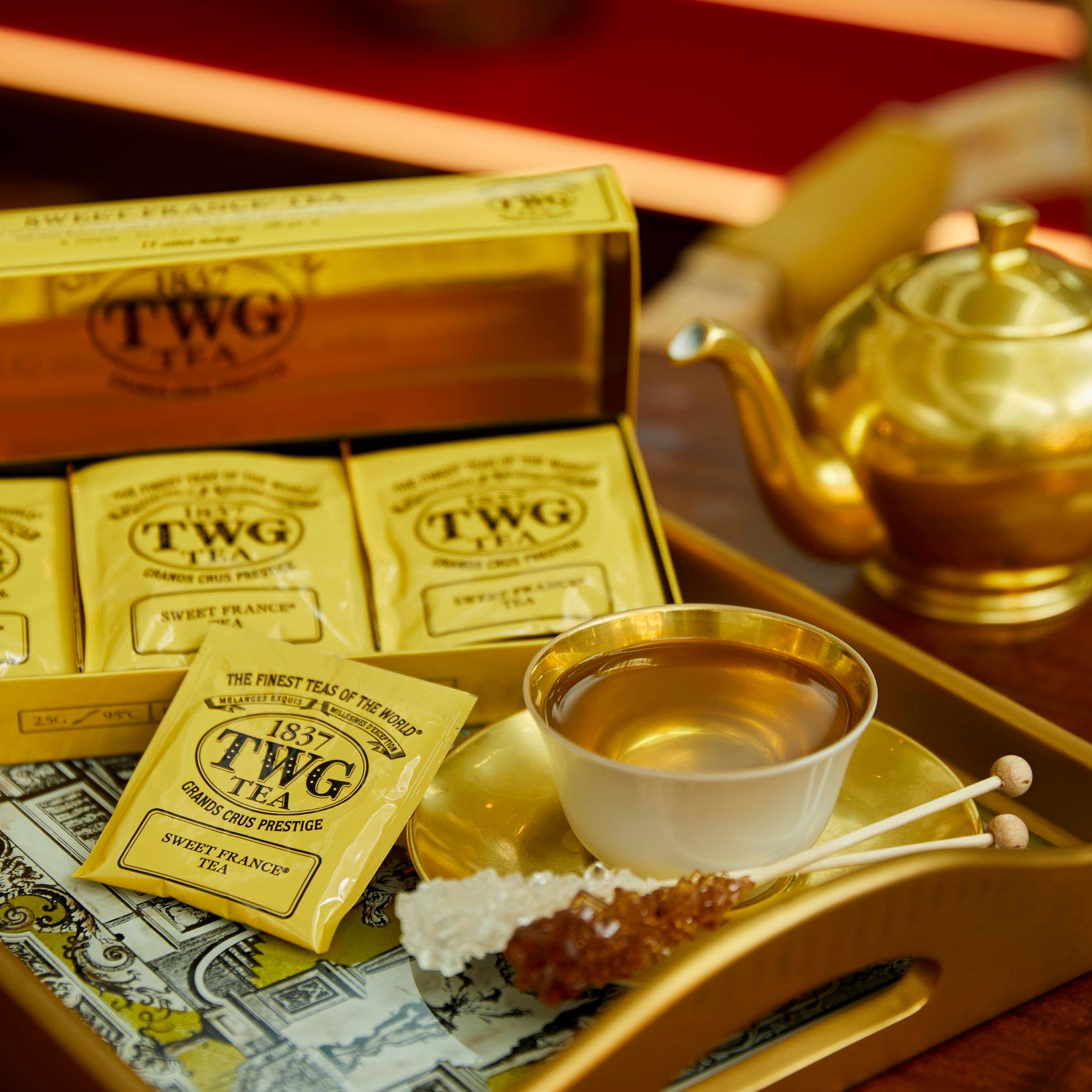 The elegance and refinement of France concentrated in a teacup. This graceful TWG Tea blend combines green tea with exotic flowers and a touch of chamomile to create a fresh and soothing cup. Shop now at TWGTea.Com! #TWGTeaOfficial