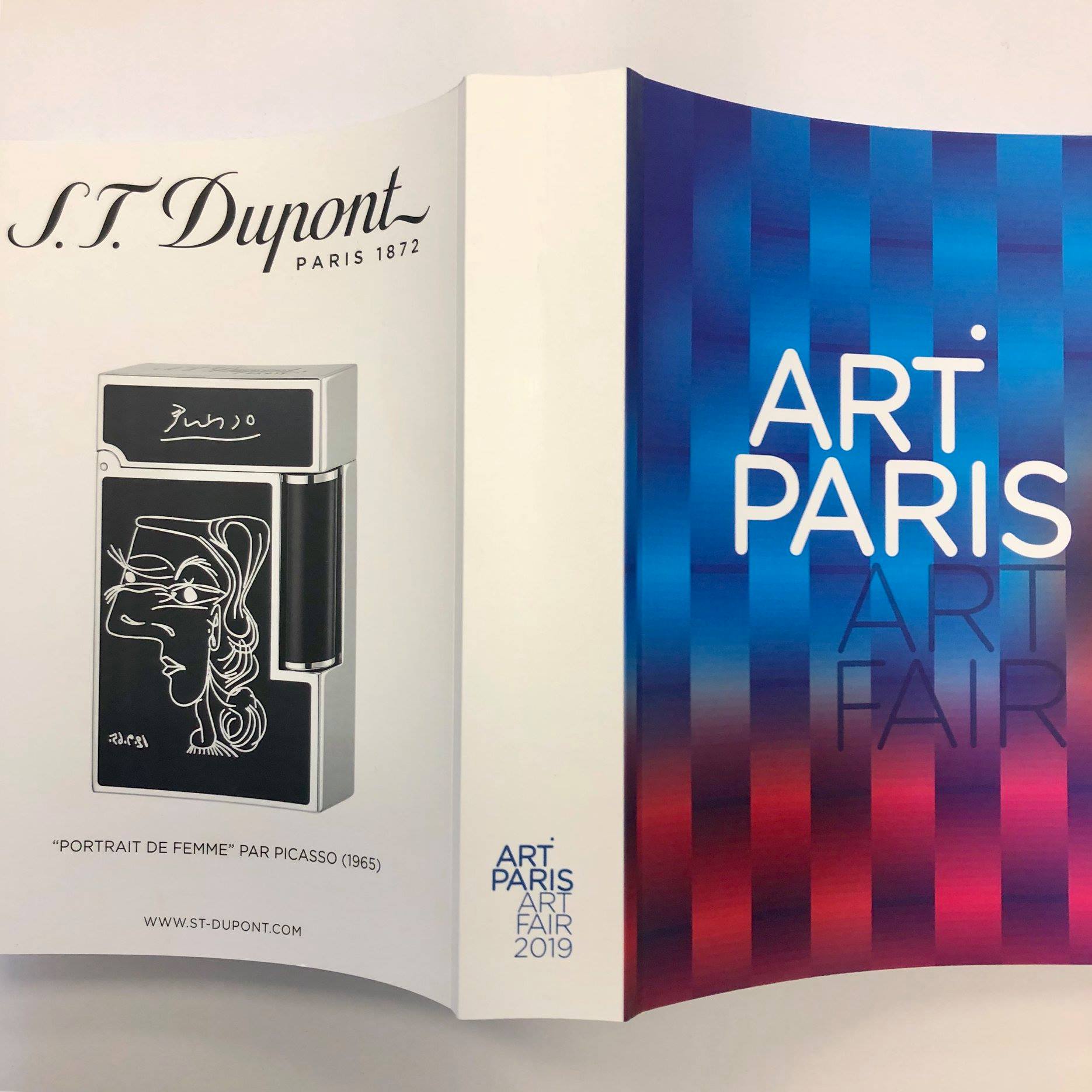 S.T. Dupont is proud to be in the back cover of the official Art Paris 2019 catalog, with our Picasso “Portrait de femme, 1965” lighter :