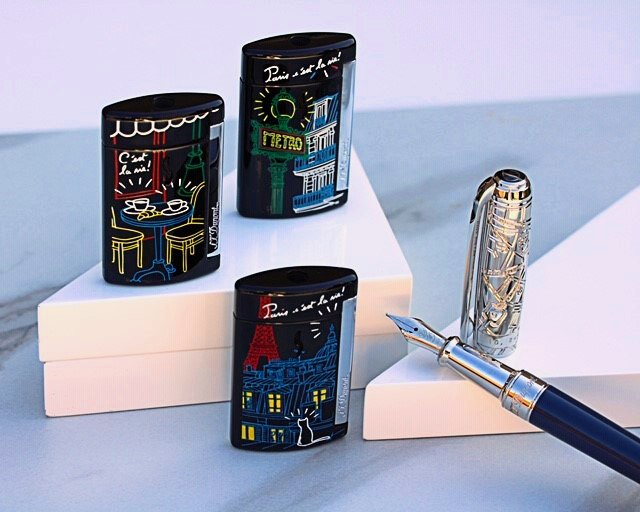 In a tribute to its French roots, the Parisian atmosphere have been depicted on 3 different lighters. A charming way to get “The City of Lights” in your pocket :