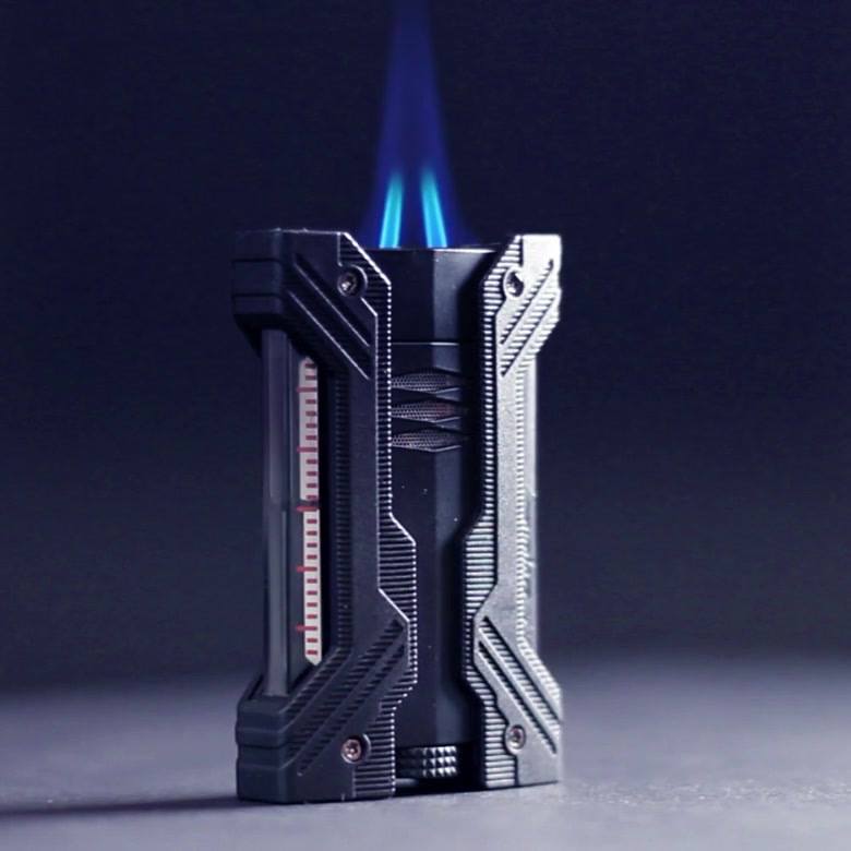 We know cigar aficionados are always looking for new outstanding experiences. S.T. Dupont is proud to present you « Défi XXTreme » the first lighter with two blue torch flames. With its pyramid shape flames, enjoy a whole new experience when lighting your cigars :