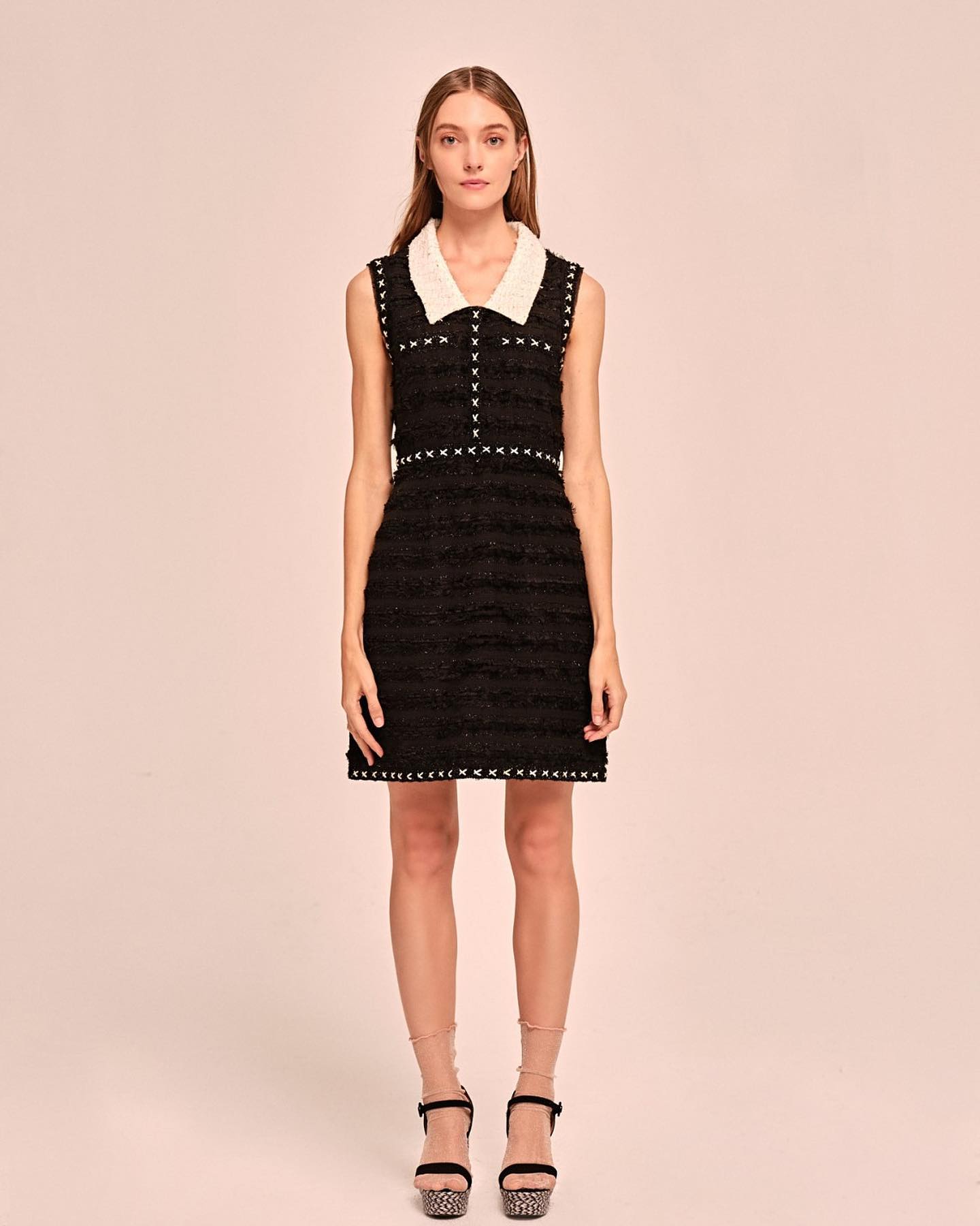 Our FW20 Top Pick Style - Lovely Eton Collar Jacquard Dress 