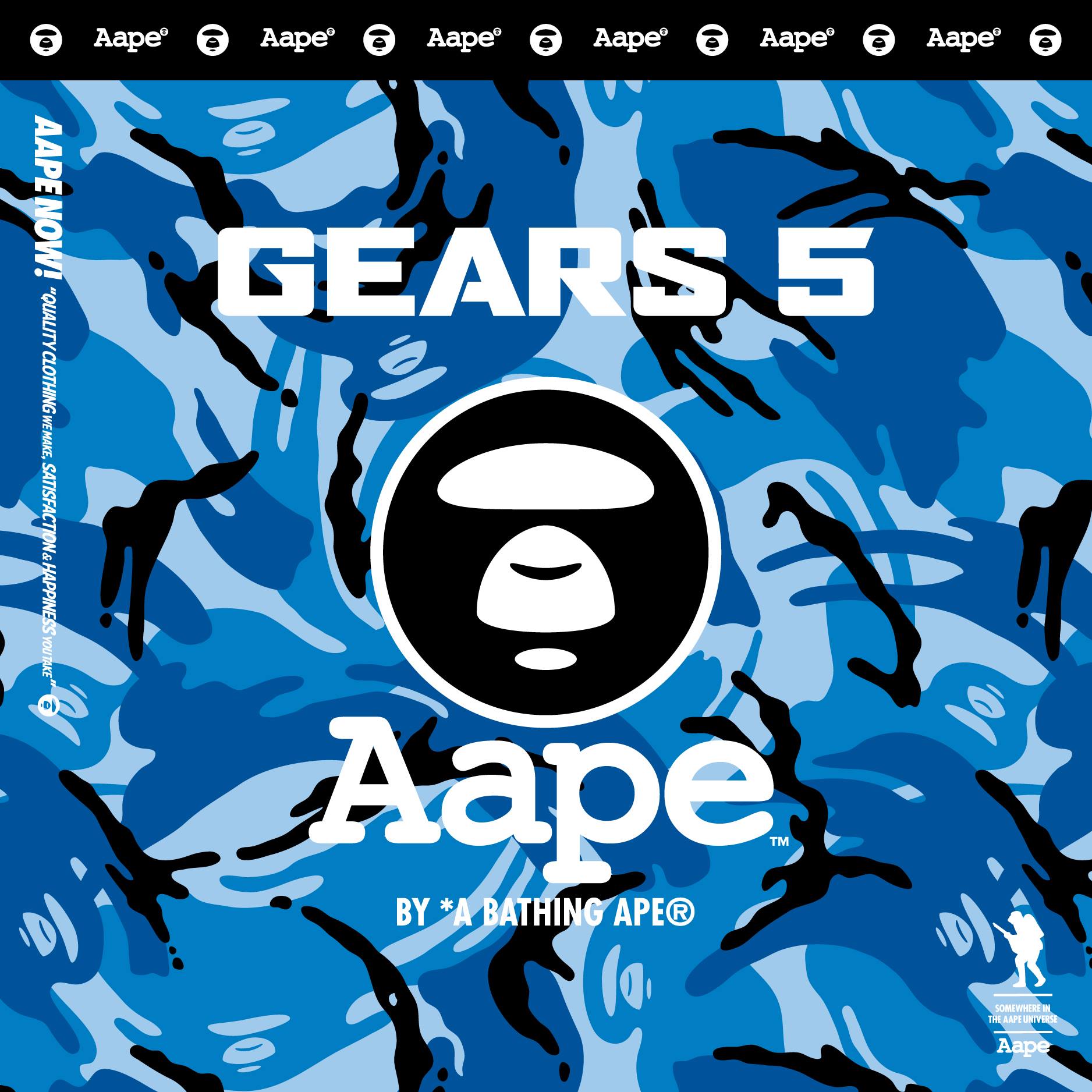 永不孤軍奮戰 – 與 #AAPE 一同探索史上最浩大、最華麗的 Gears 世界  AAPE x Gears of War XBOX E3 2019 發佈會正式登場... #AAPEBYABATHINGAPE